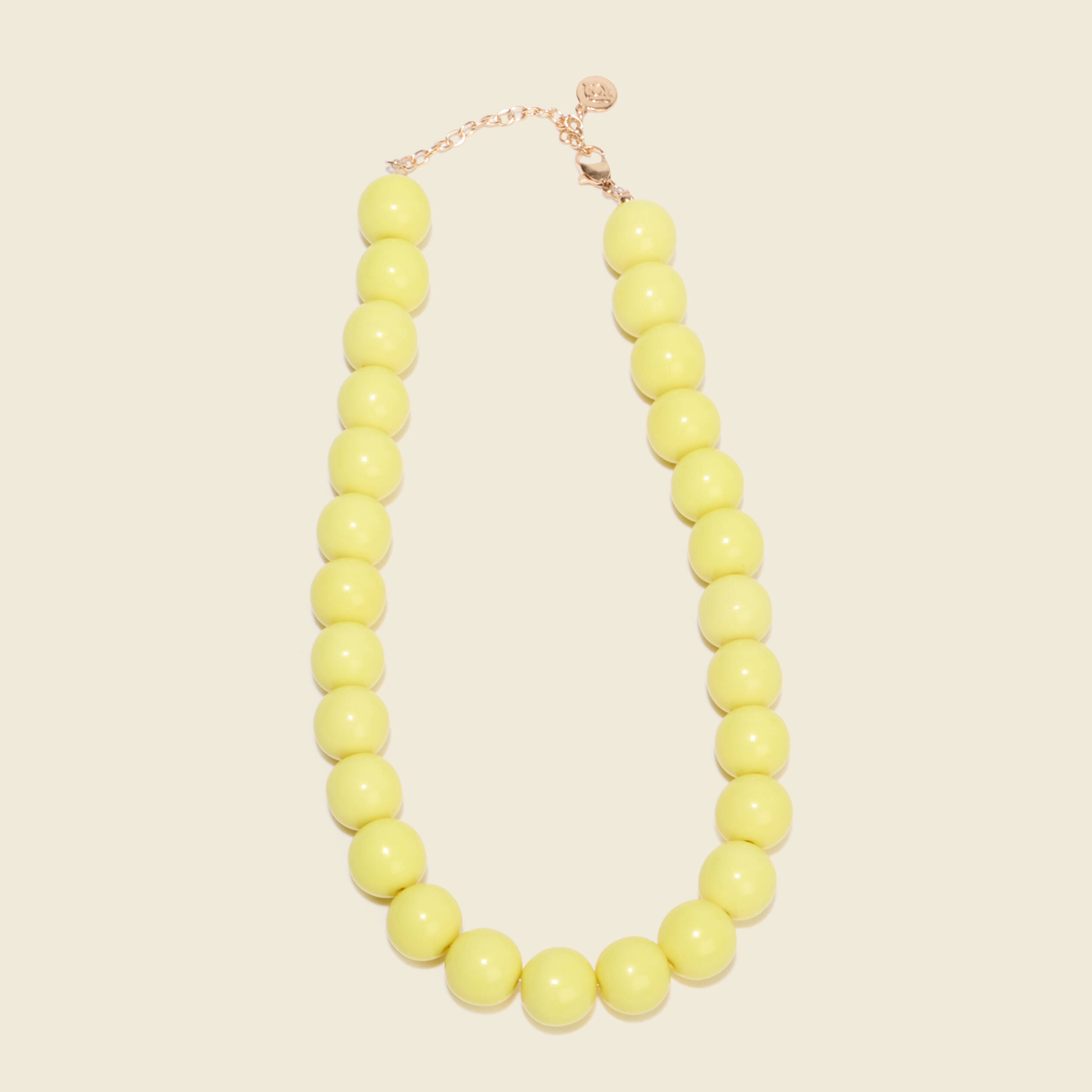 Collier jaune femme