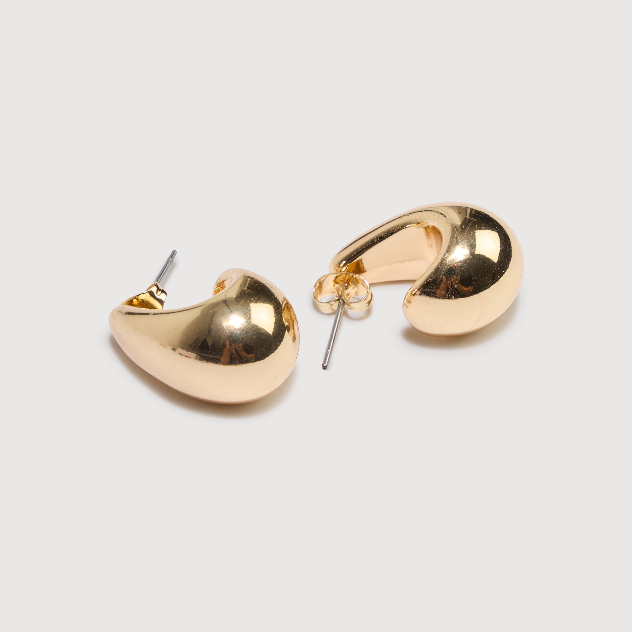 Lot de 2 paires de boucles d'oreilles couleur or femme