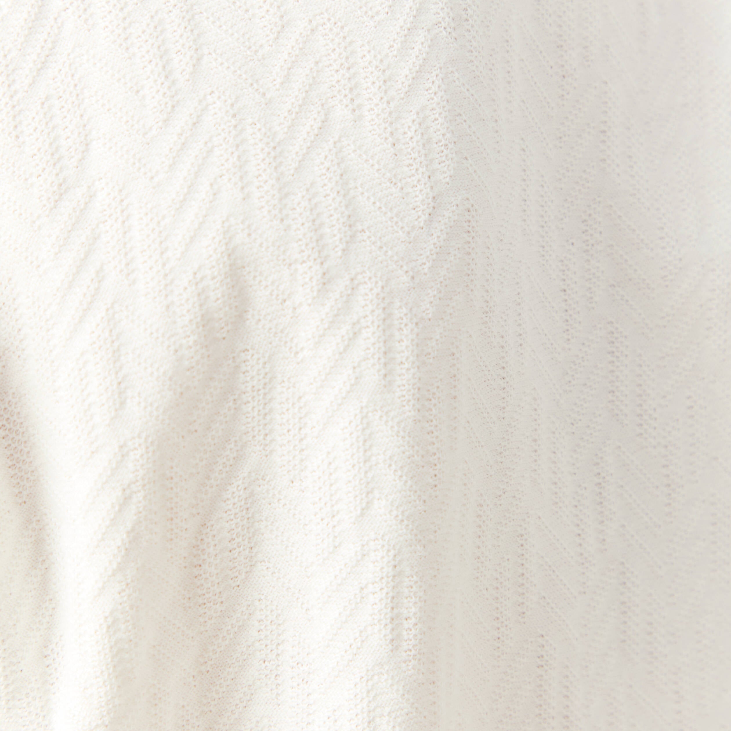 Polo manches courtes ecru homme