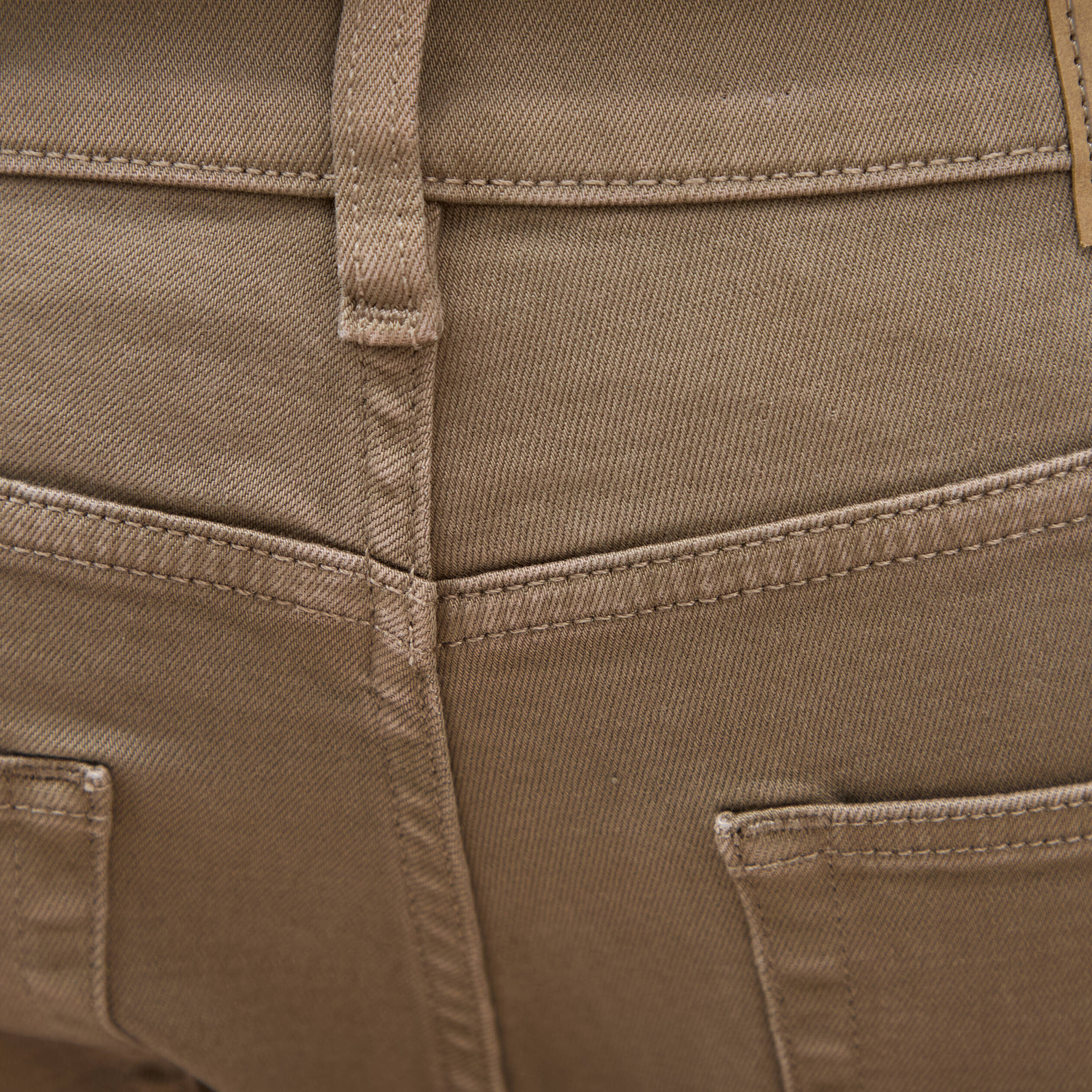 Jeans slim 5 poches sable homme