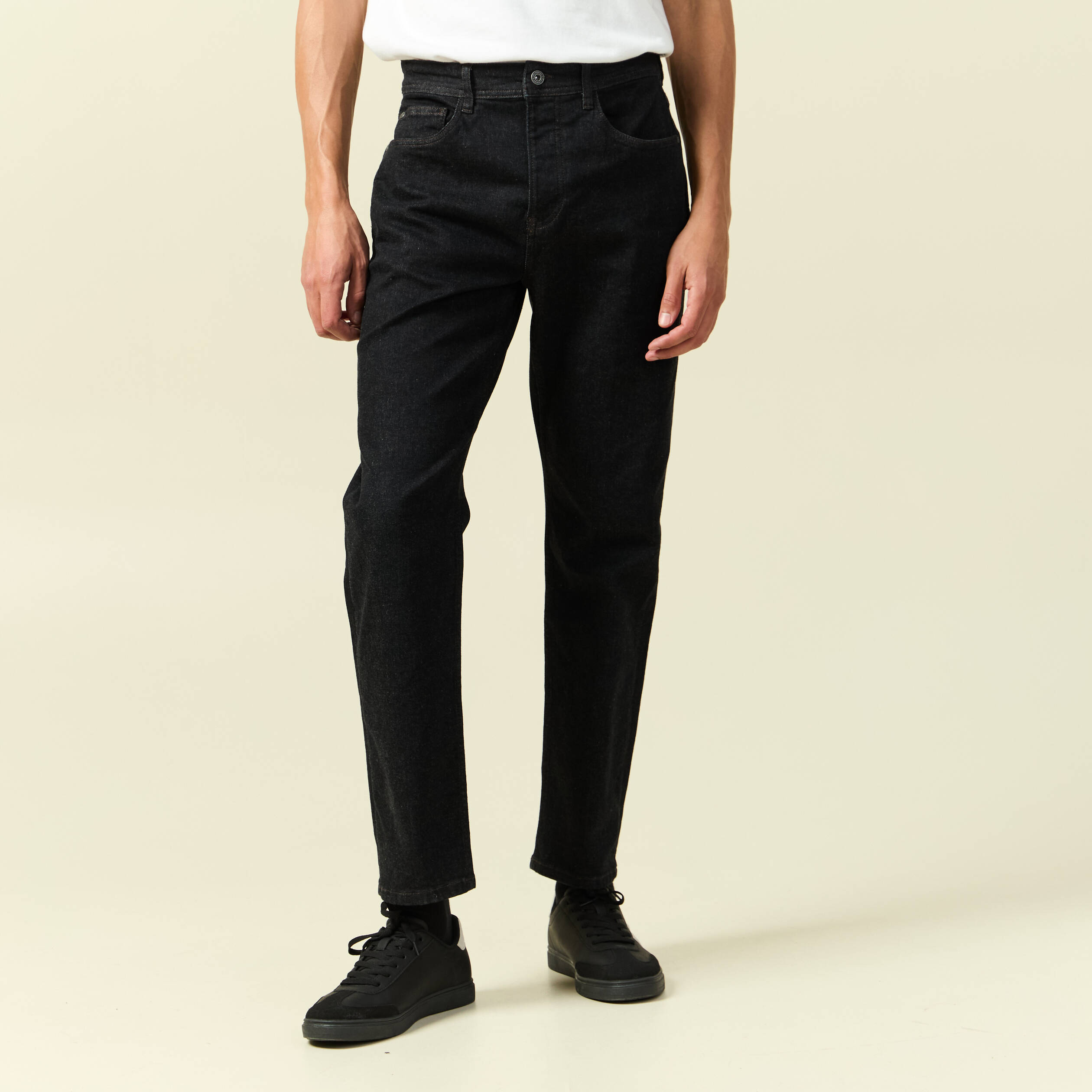 Jeans regular longueur 32 denim brut rinse homme