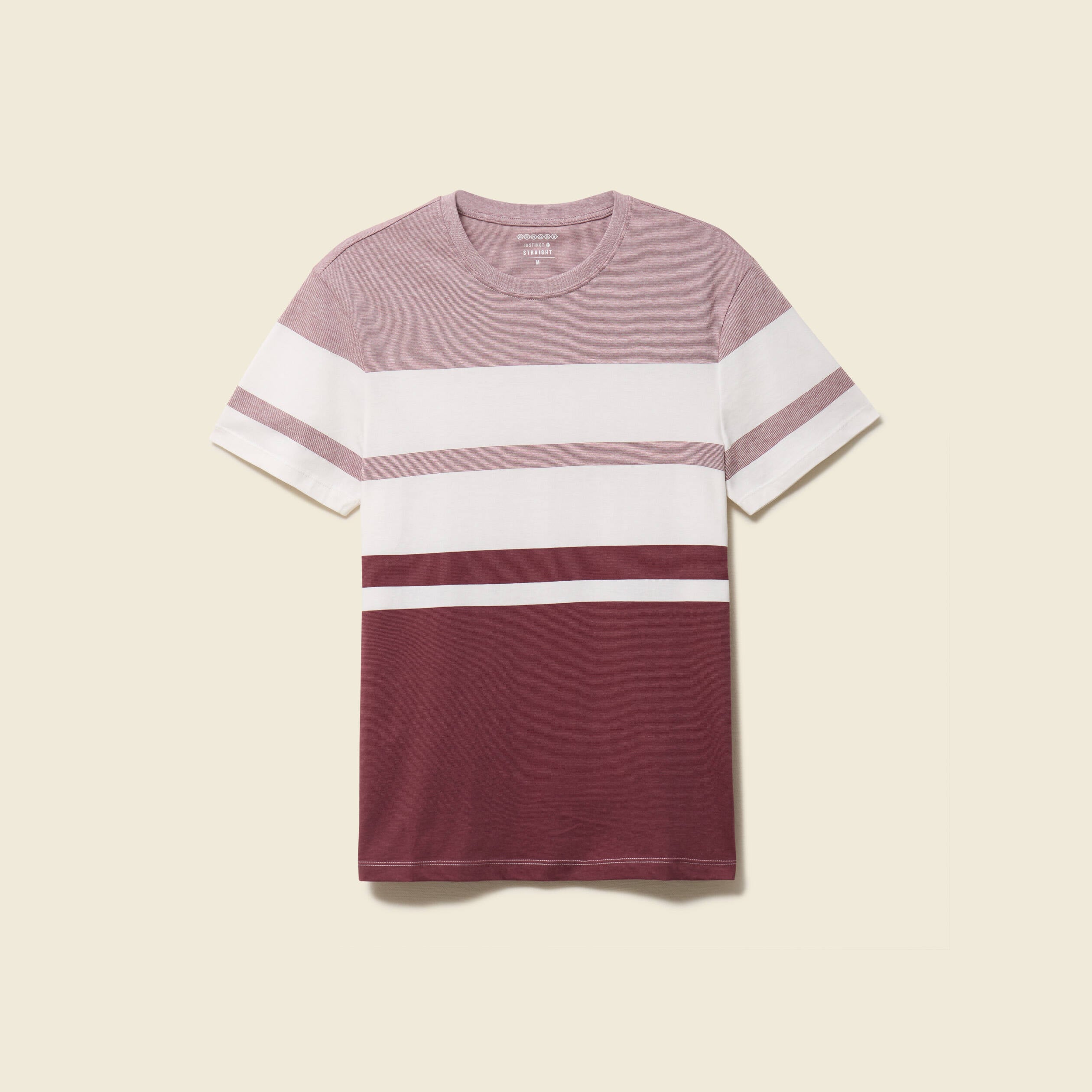 T-shirt manches courtes vieux rose homme