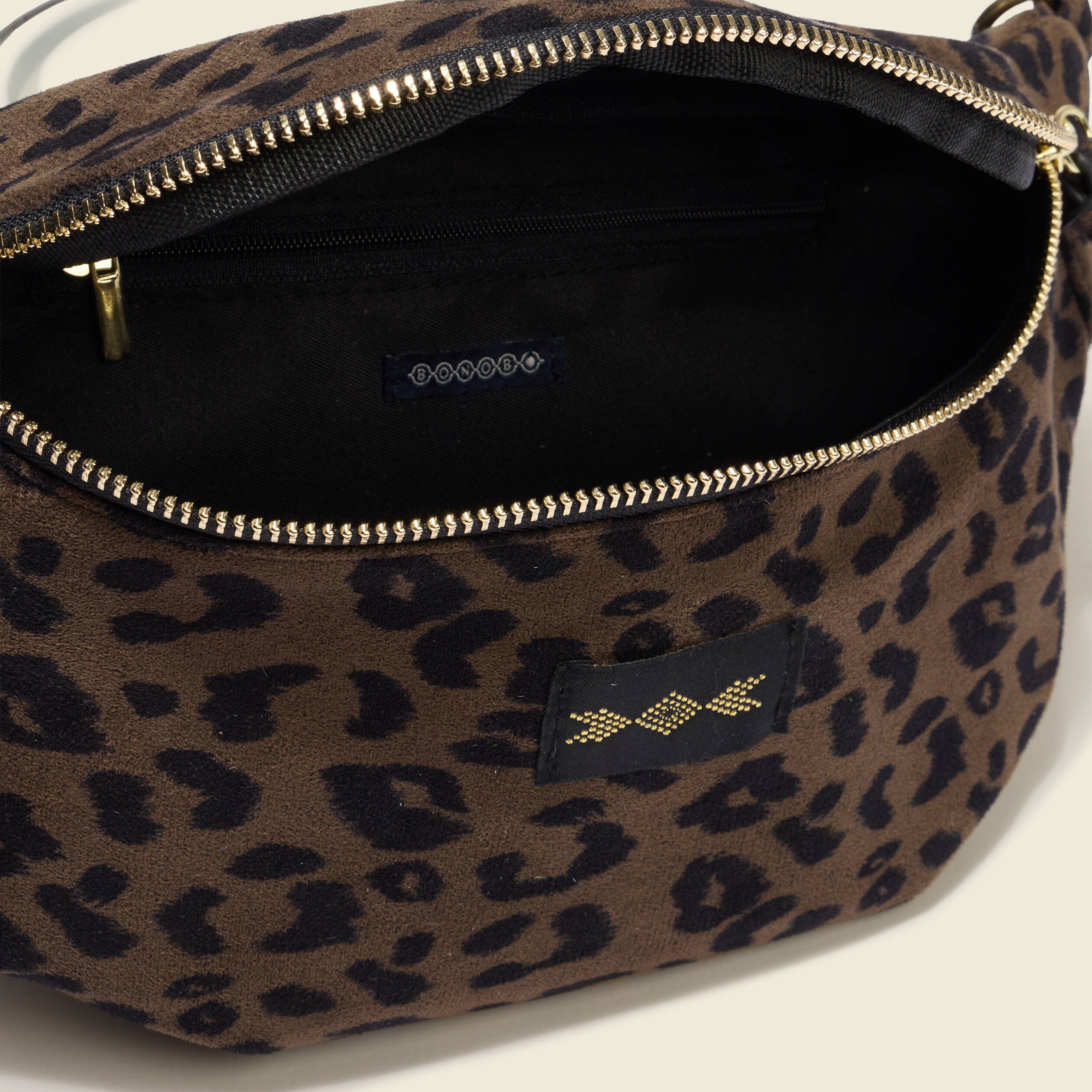 Sac banane vert kaki femme