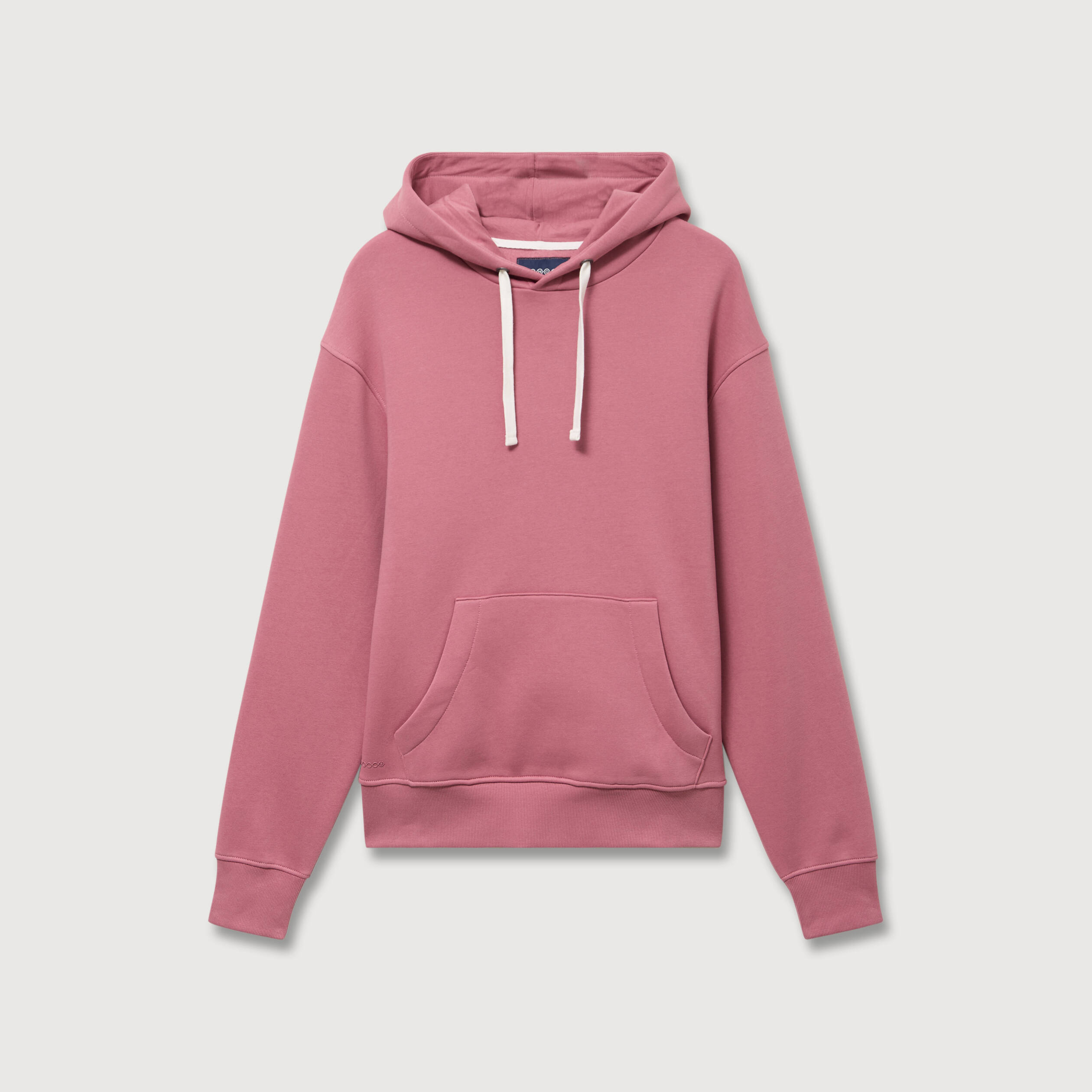 Sweat &agrave; capuche vieux rose homme
