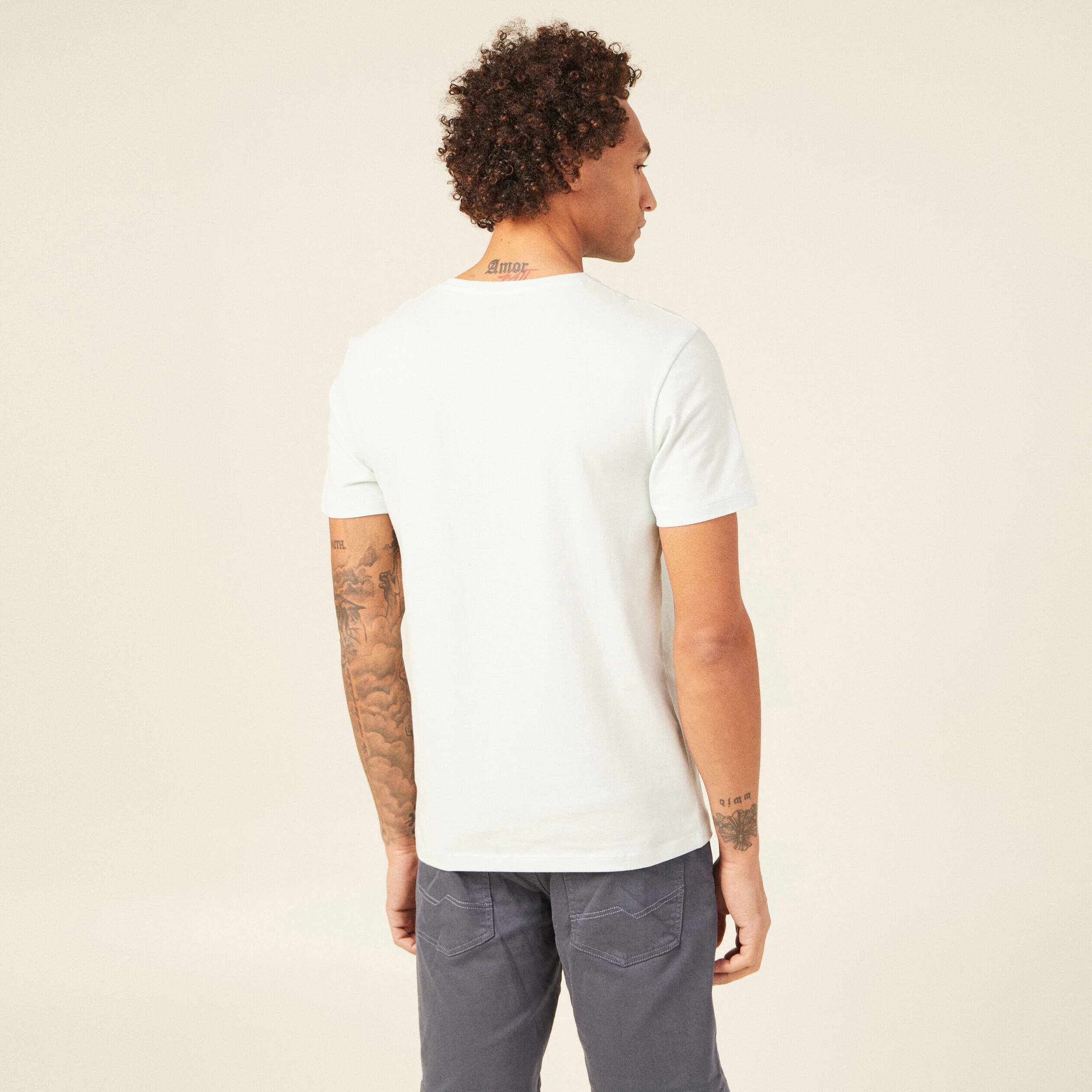 t shirt manches courtes homme bleu ciel homme T-shirt manches courtes homme bleu ciel homme