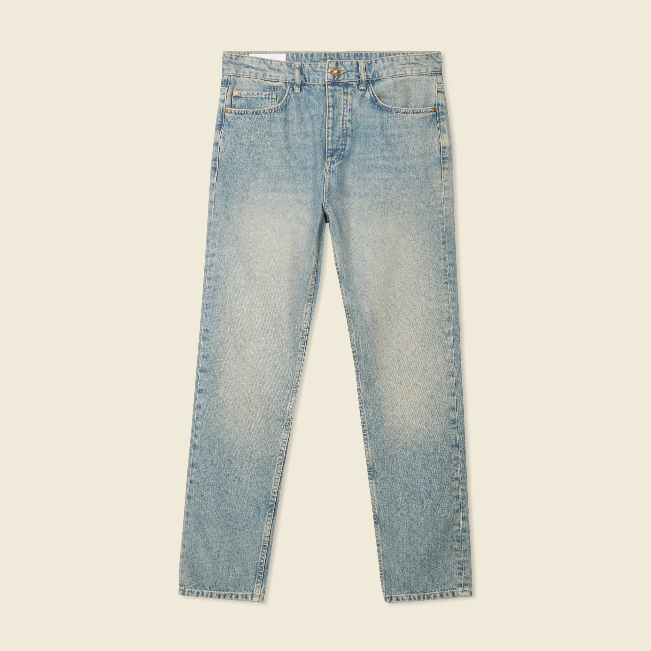 jeans straight taille tapered denim dirty homme Jeans straight taille tapered denim dirty homme