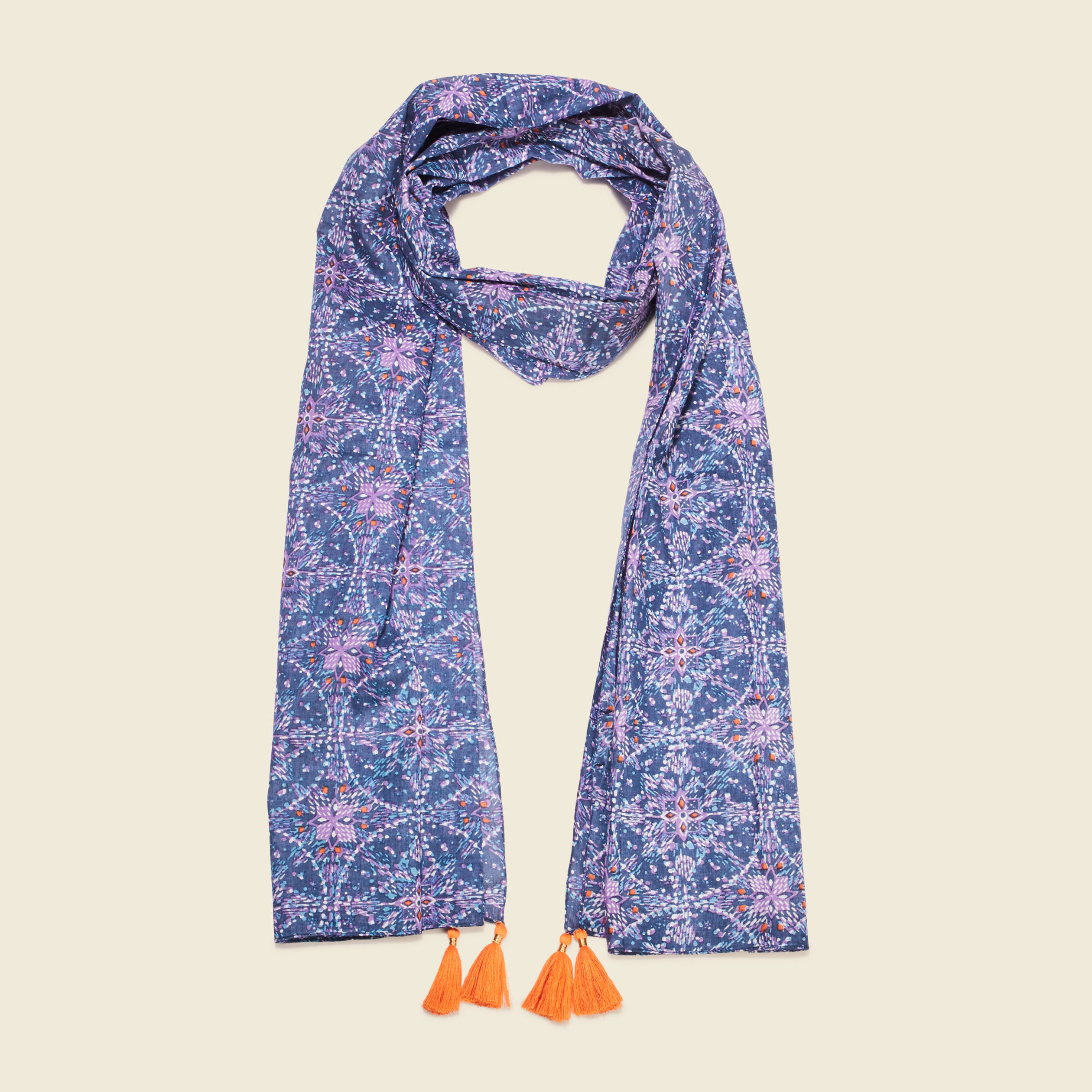 Foulard bleu marine femme
