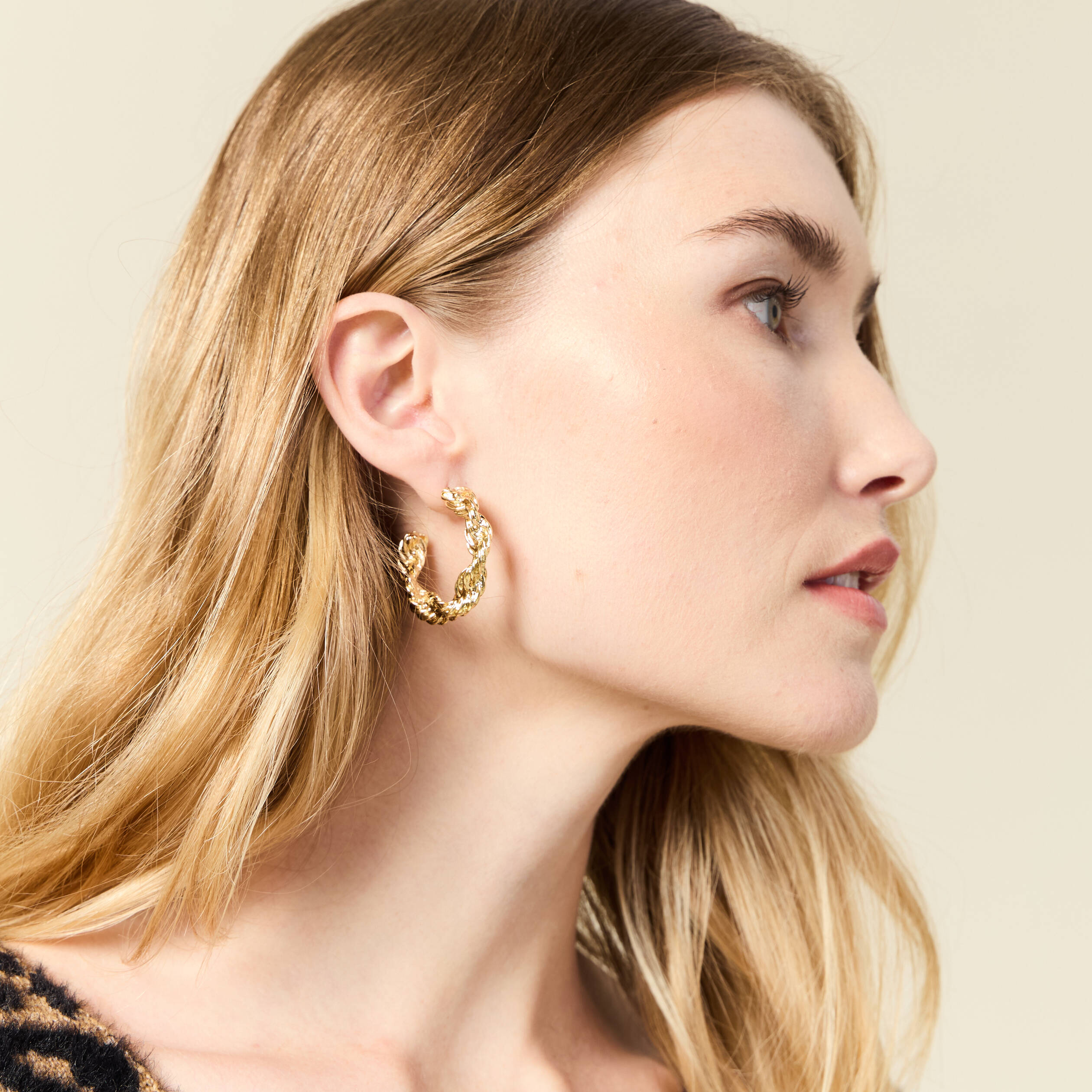 boucles doreilles creoles couleur or femme Boucles d'oreilles créoles couleur or femme