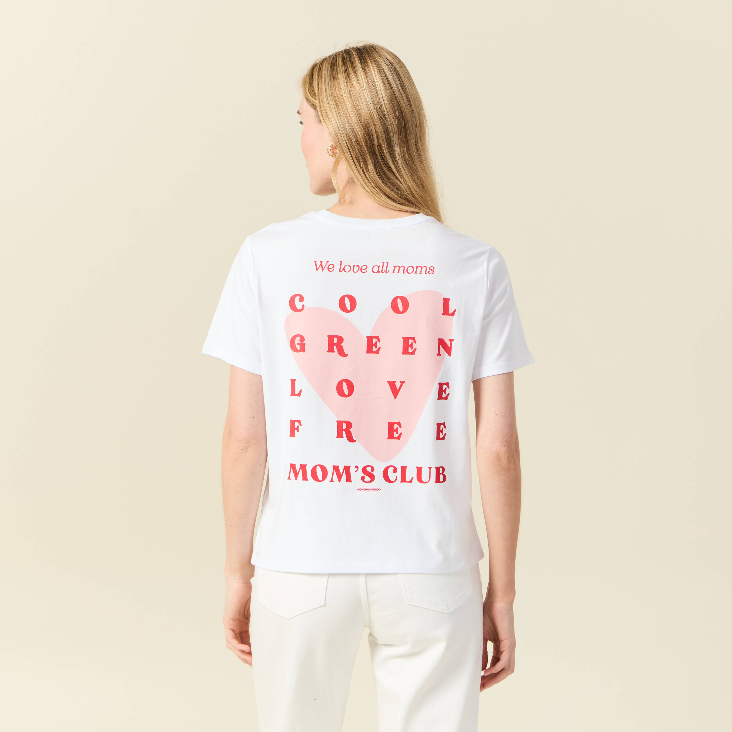 T-shirt manches courtes blanc femme