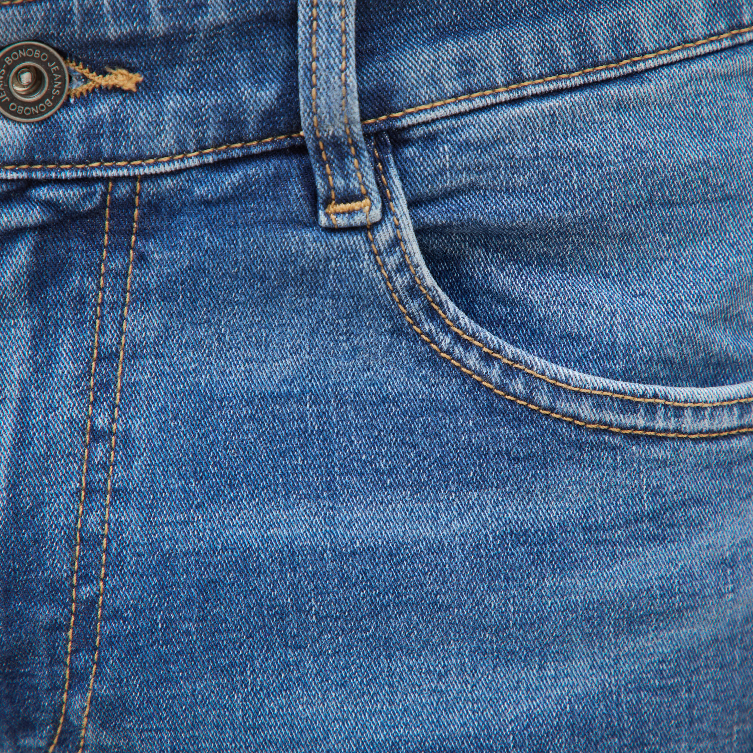 Jeans slim longueur 30 denim stone homme