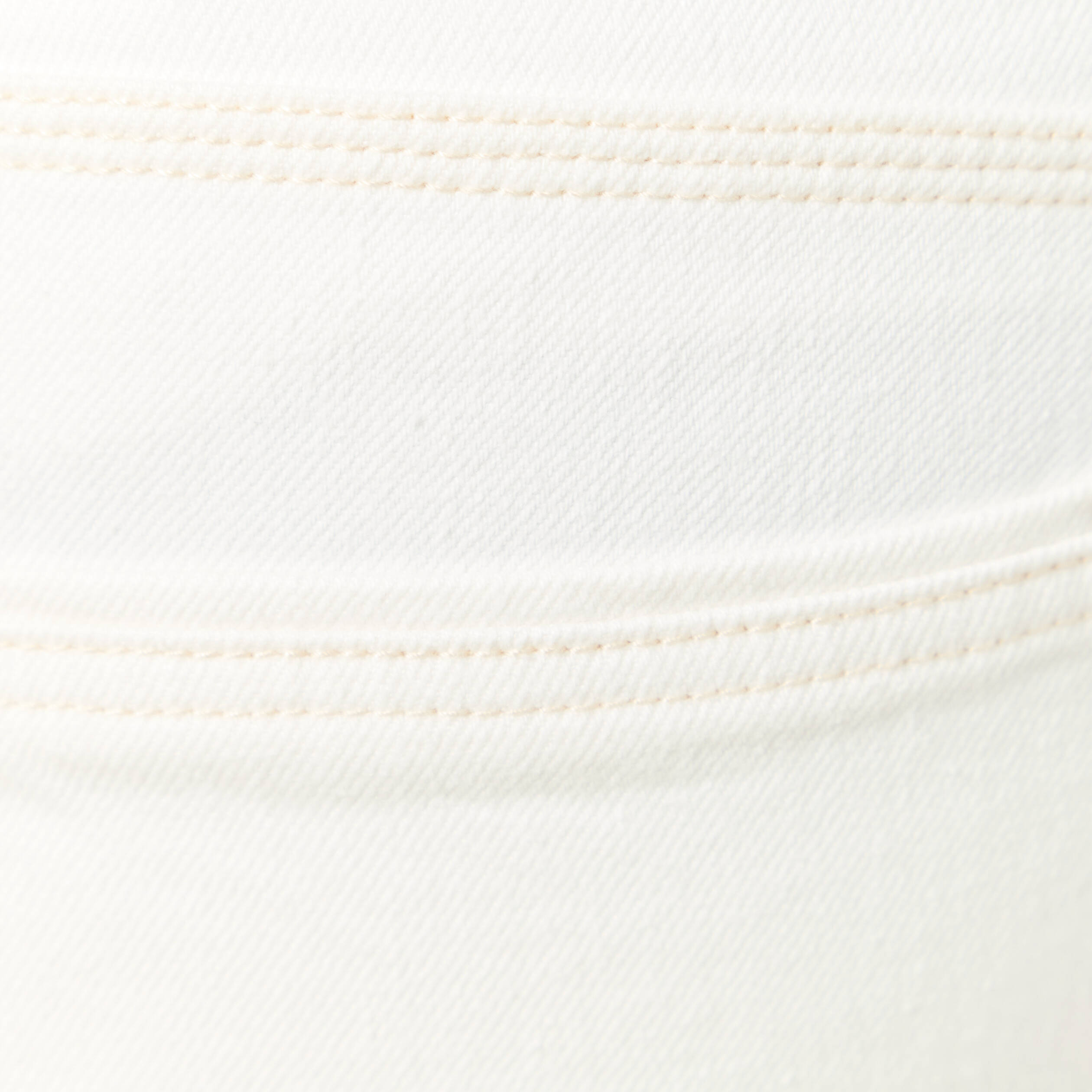 Jeans regular longueur 34 denim blanc homme