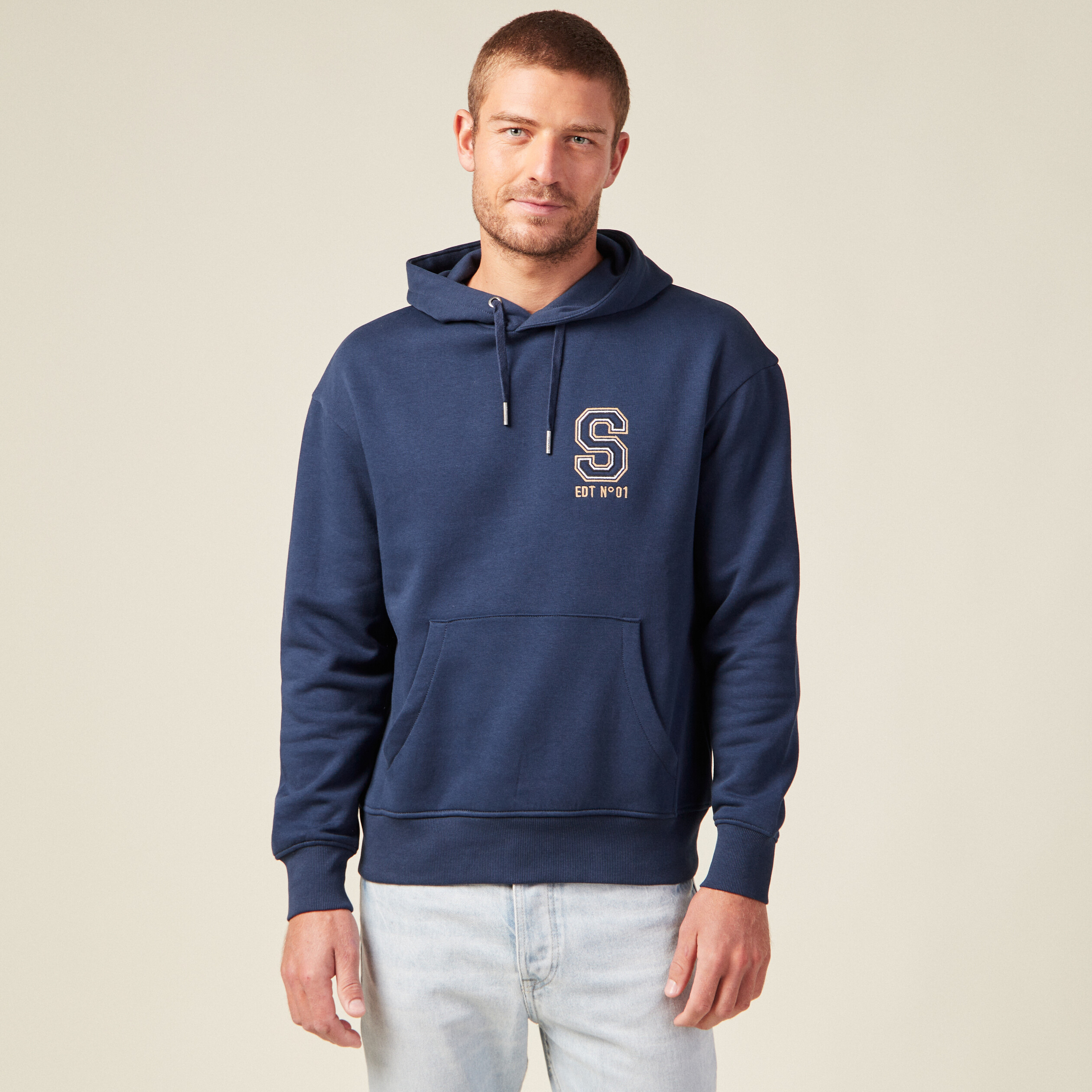 Veste sweat à capuche bleu marine Sumatra pour homme I Ollygan - Ollygan