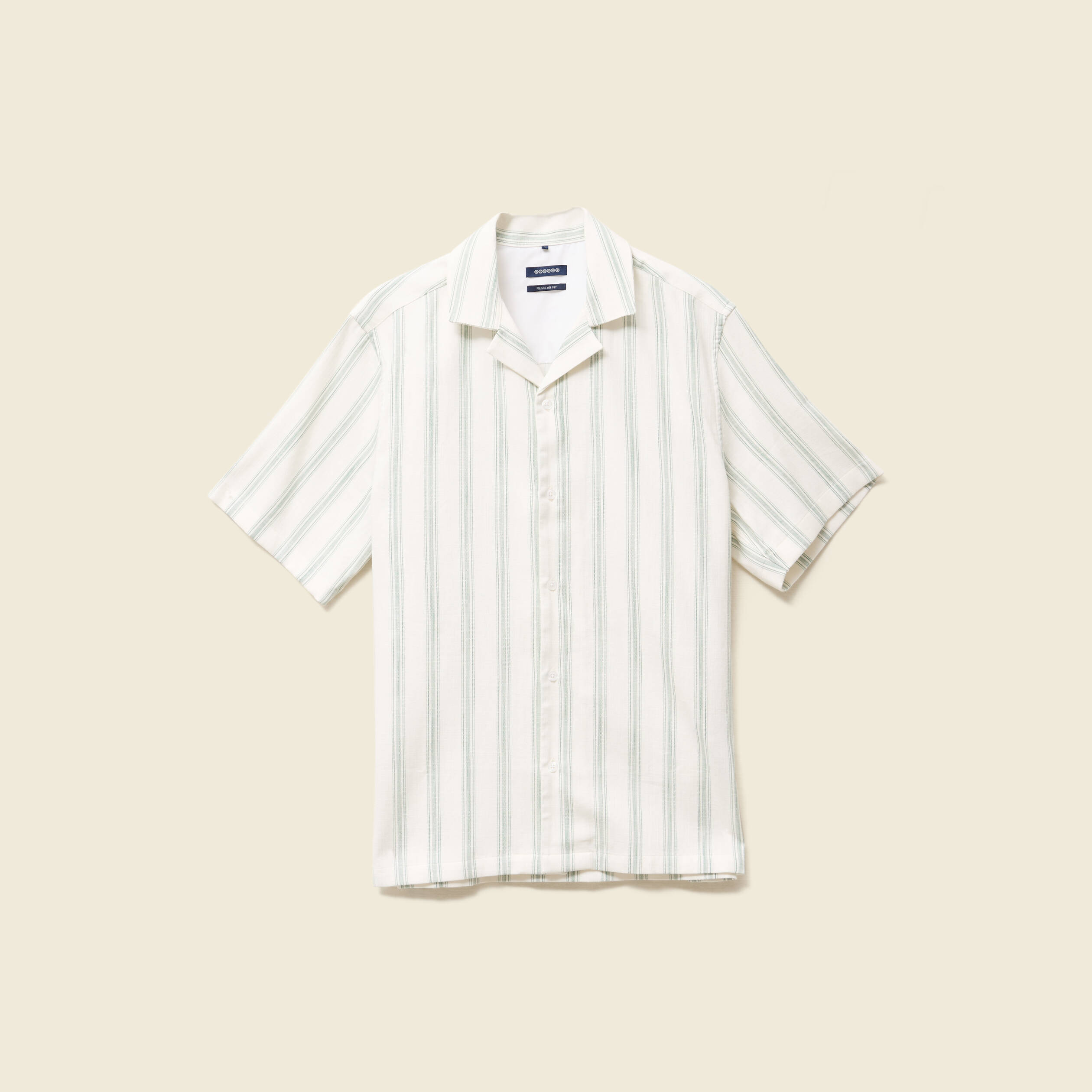 Chemise manches courtes vert homme