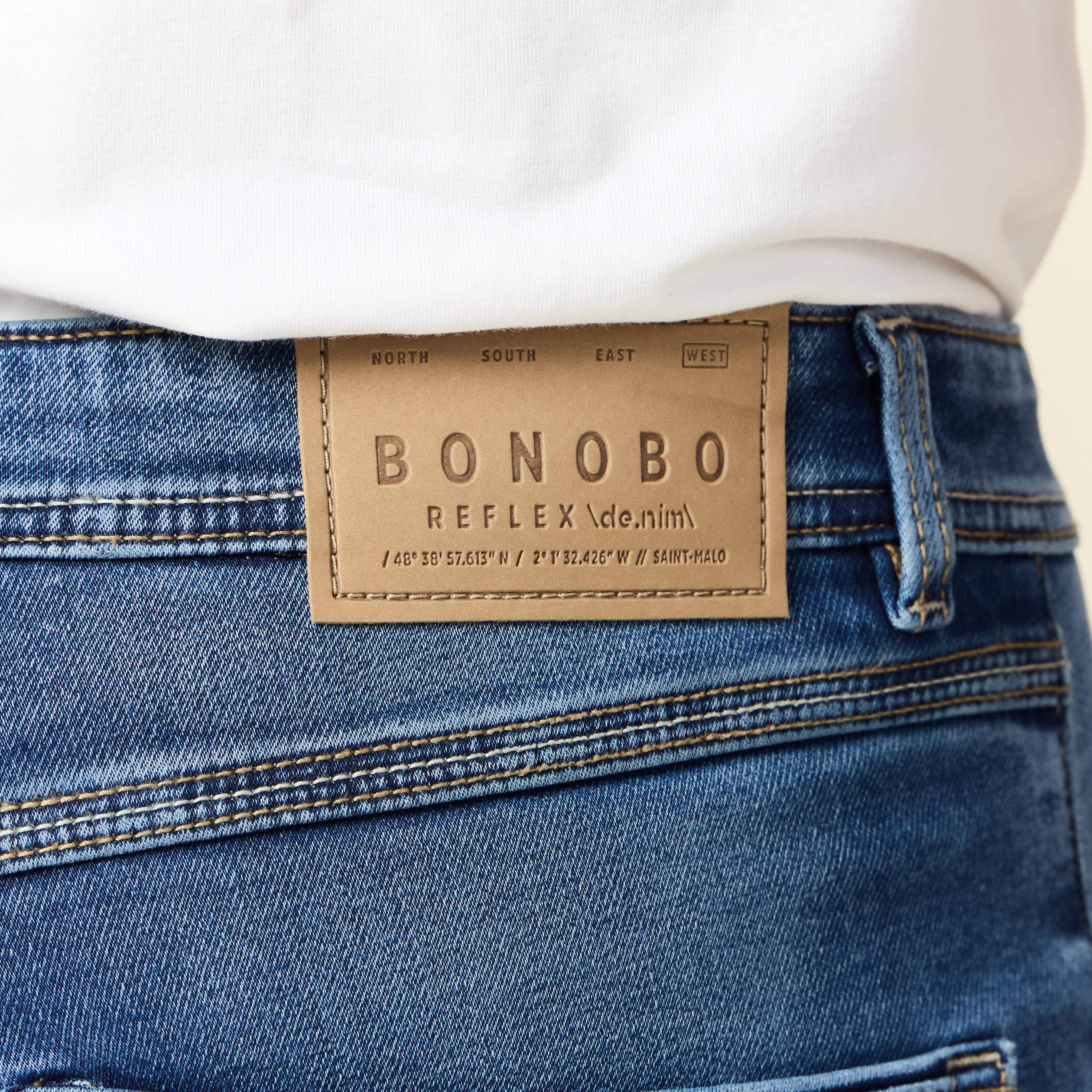 jeans slim ultra stretch denim stone homme Jeans slim ultra stretch denim stone homme