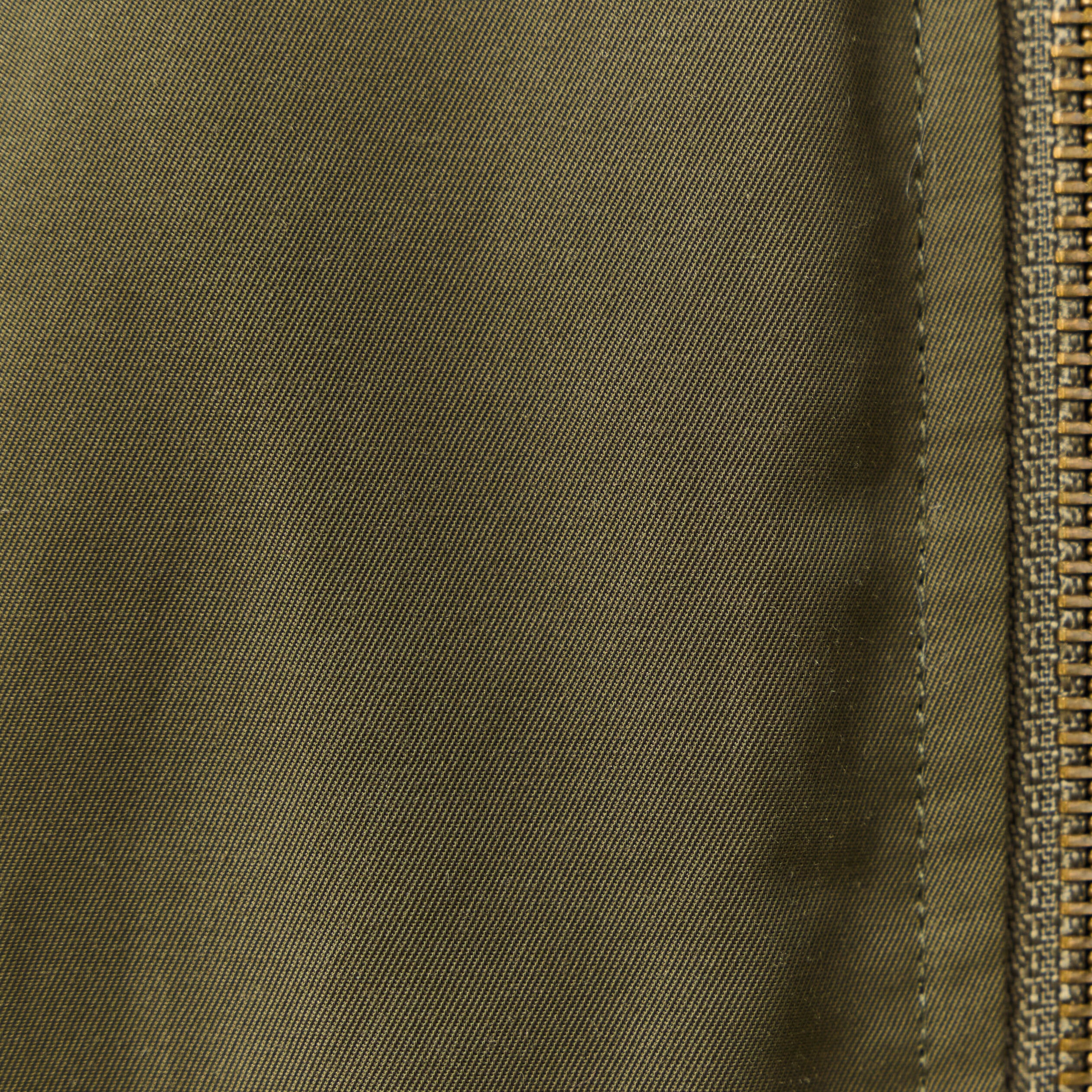 Parka r&eacute;versible vert kaki femme