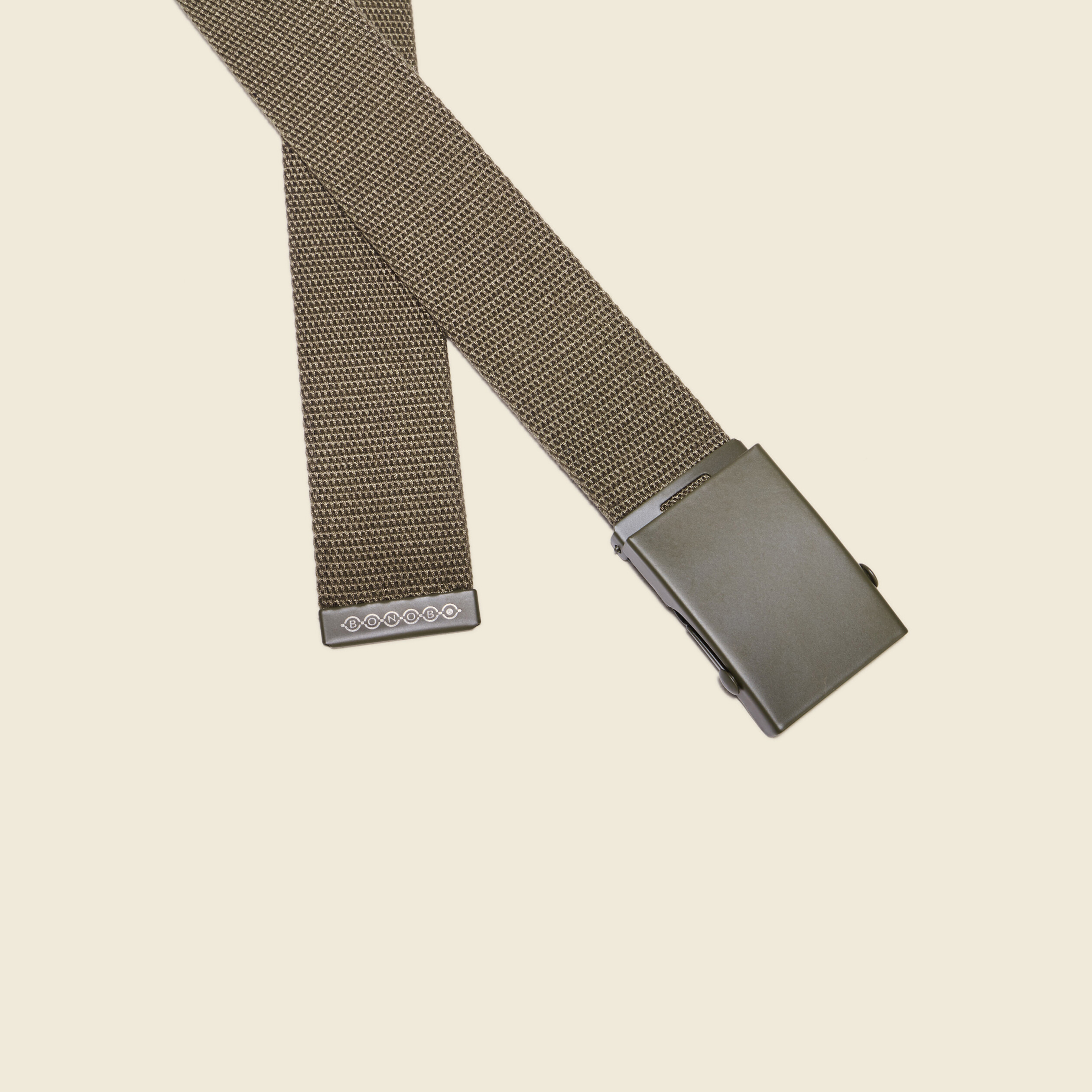 Ceinture taupe homme
