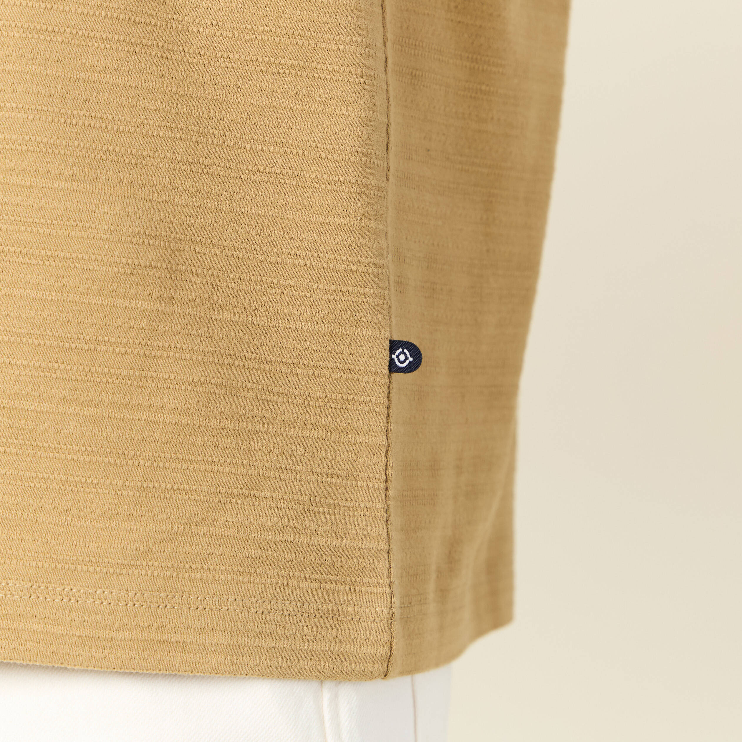 T-shirt manches courtes beige homme