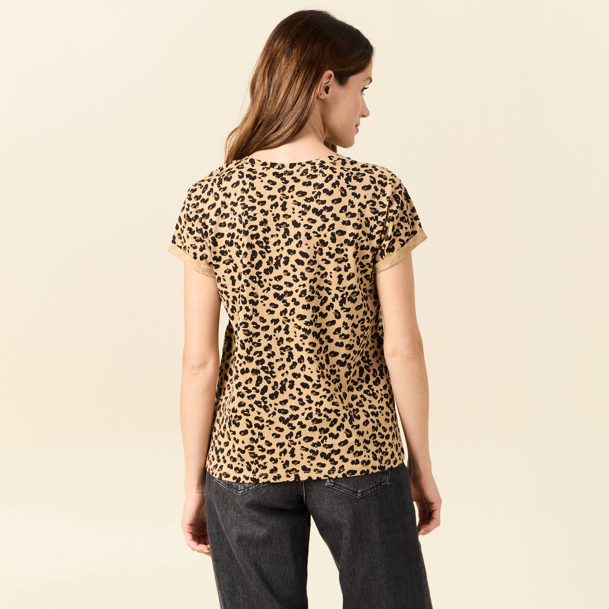t shirt manches courtes camel femme T-shirt manches courtes camel femme