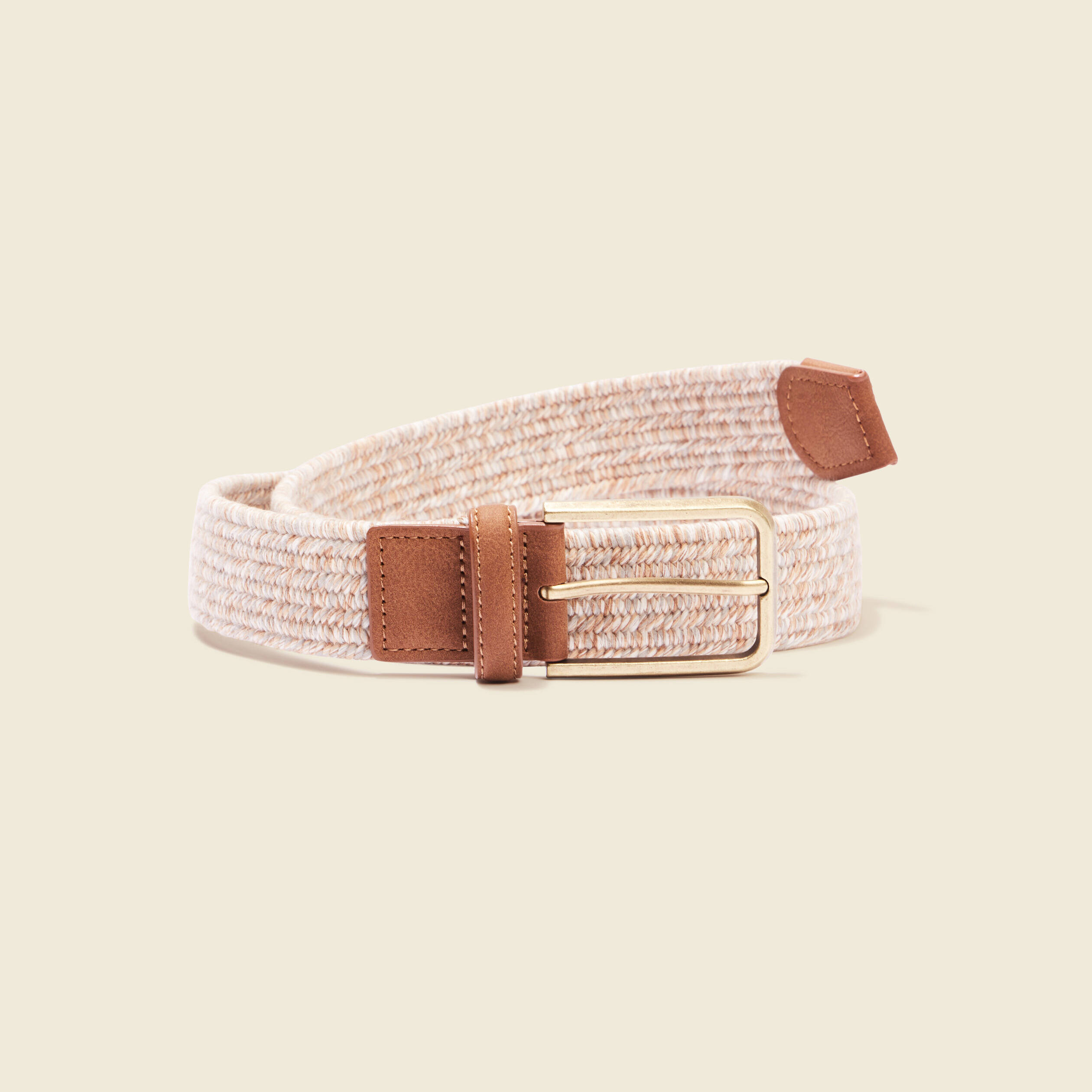 ceinture tressee beige homme Ceinture tressée beige homme