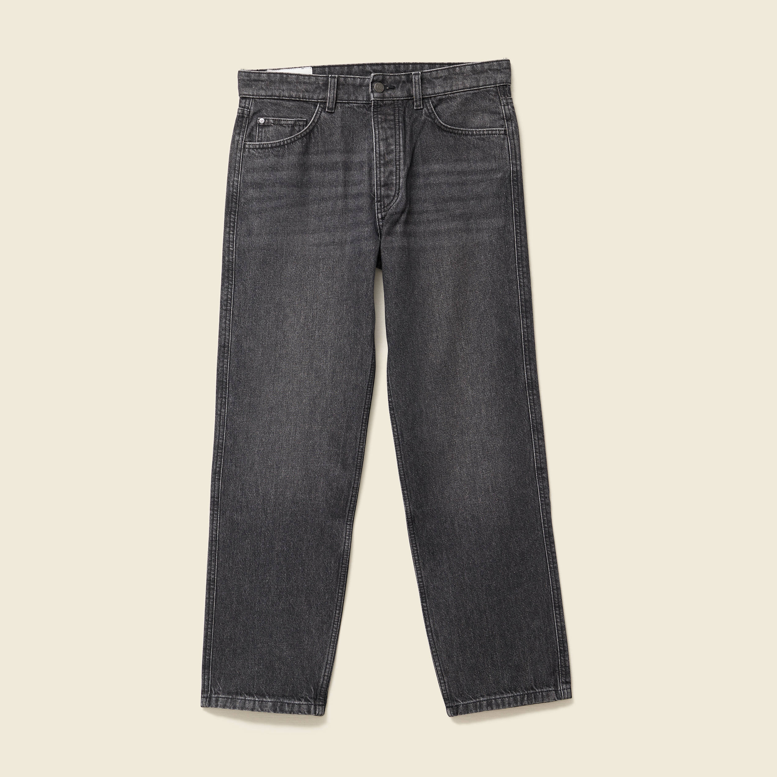 jeans large relaxed denim snow noir homme Jeans large relaxed denim snow noir homme