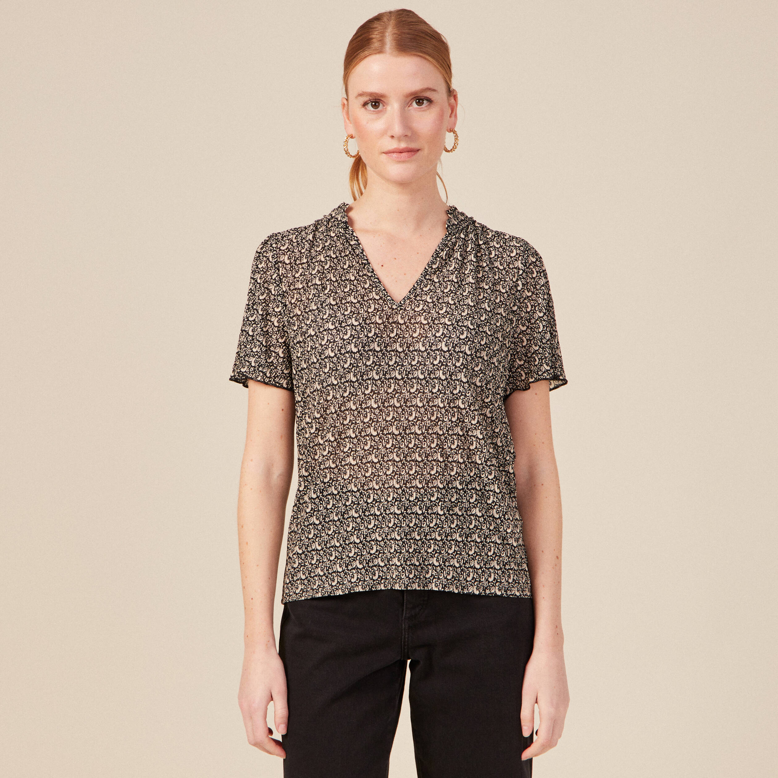 t shirt eco responsable noir femme T-shirt éco-responsable noir femme