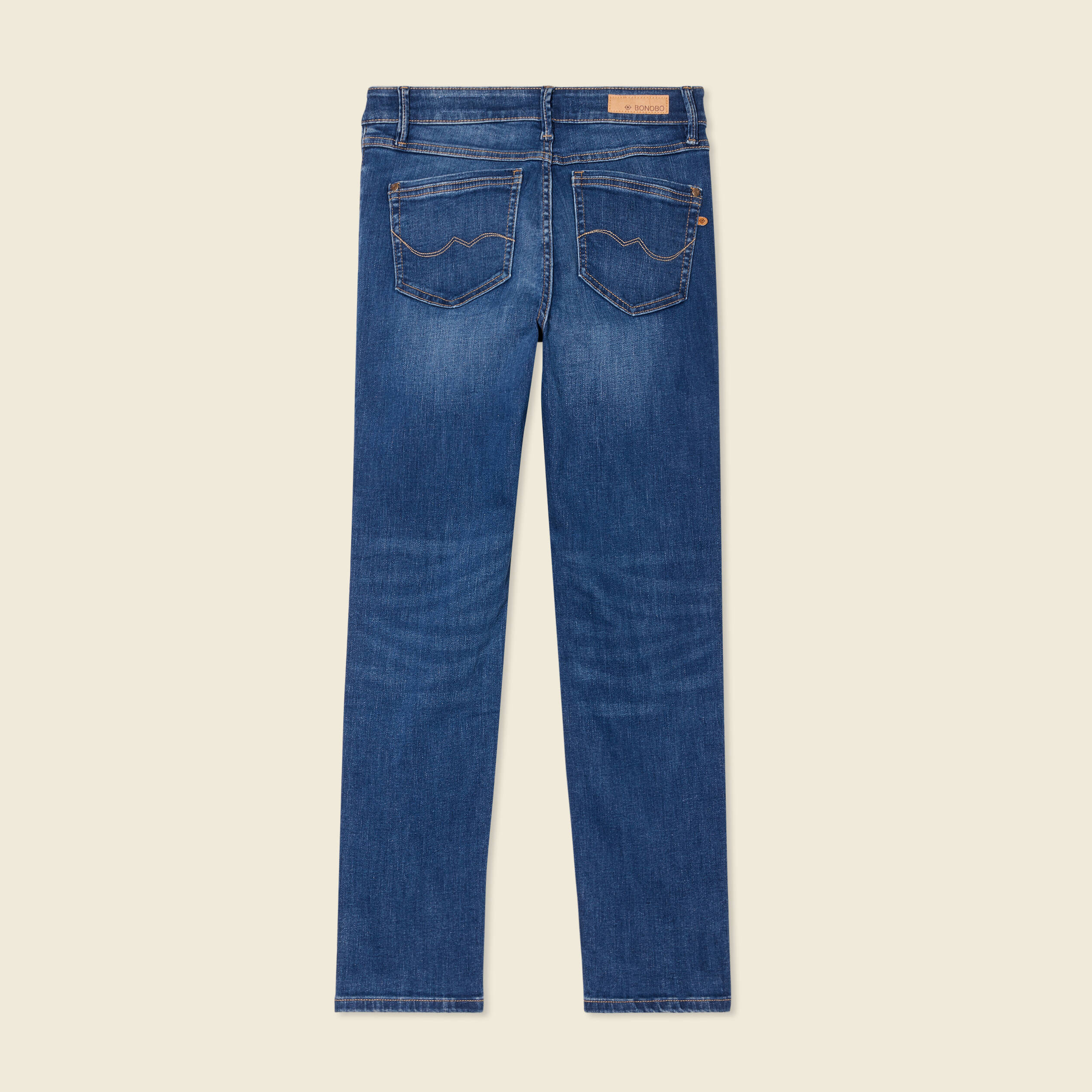 jeans slim taille haute 78eme denim stone femme Jeans slim taille haute 7/8ème denim stone femme