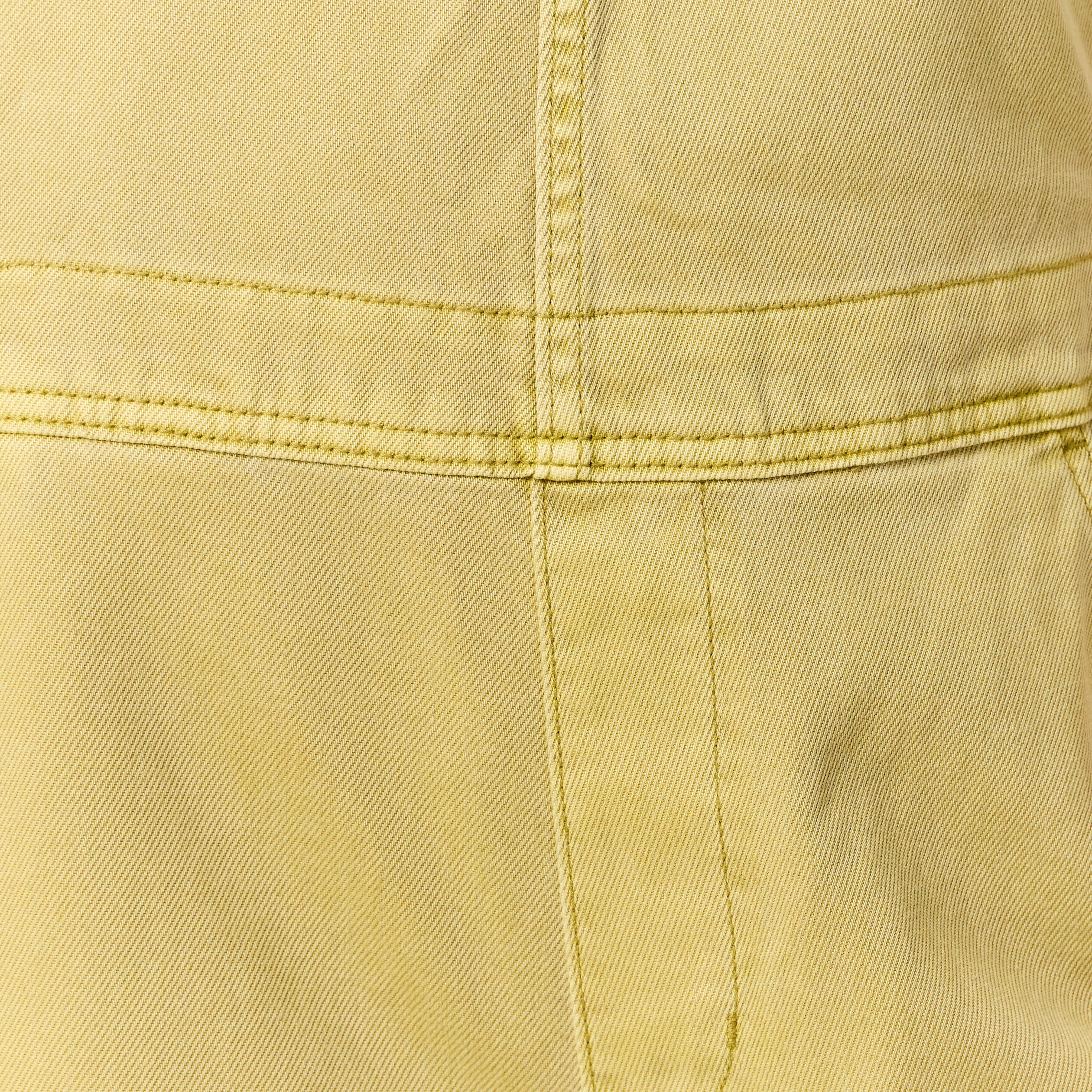 Salopette en jean vert olive femme