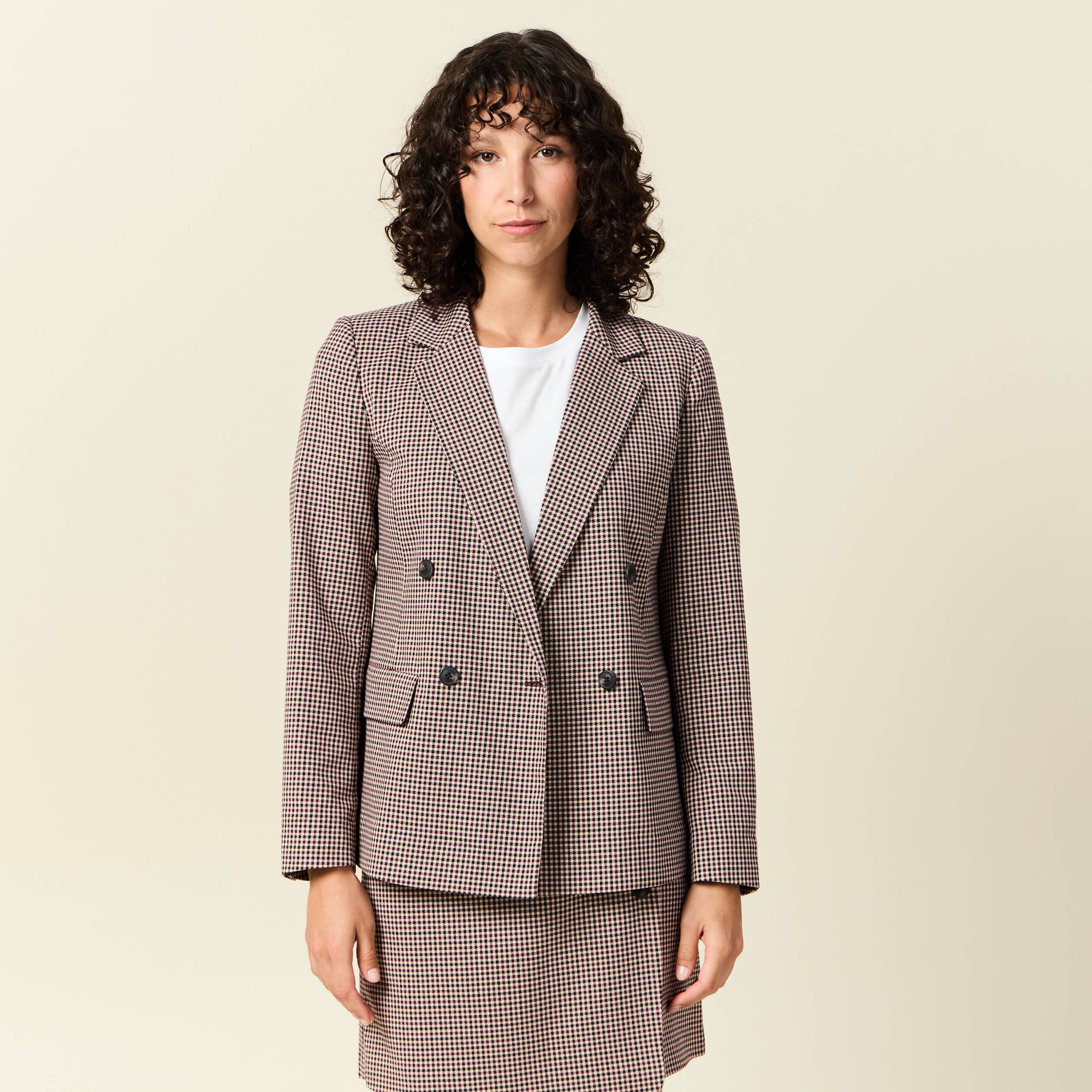 Veste esprit blazer noir femme