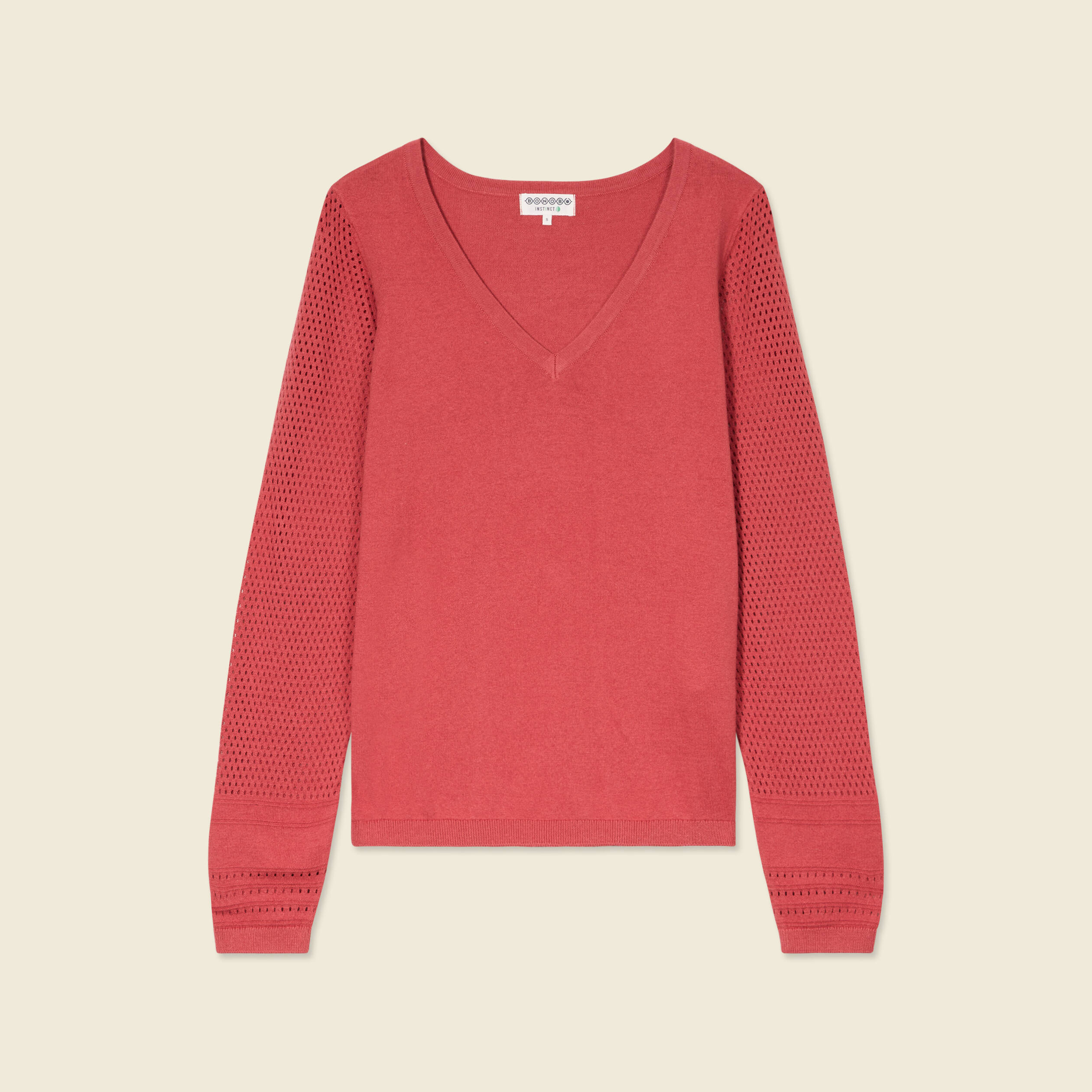 pull a manches longues rose framboise femme Pull à manches longues rose framboise femme