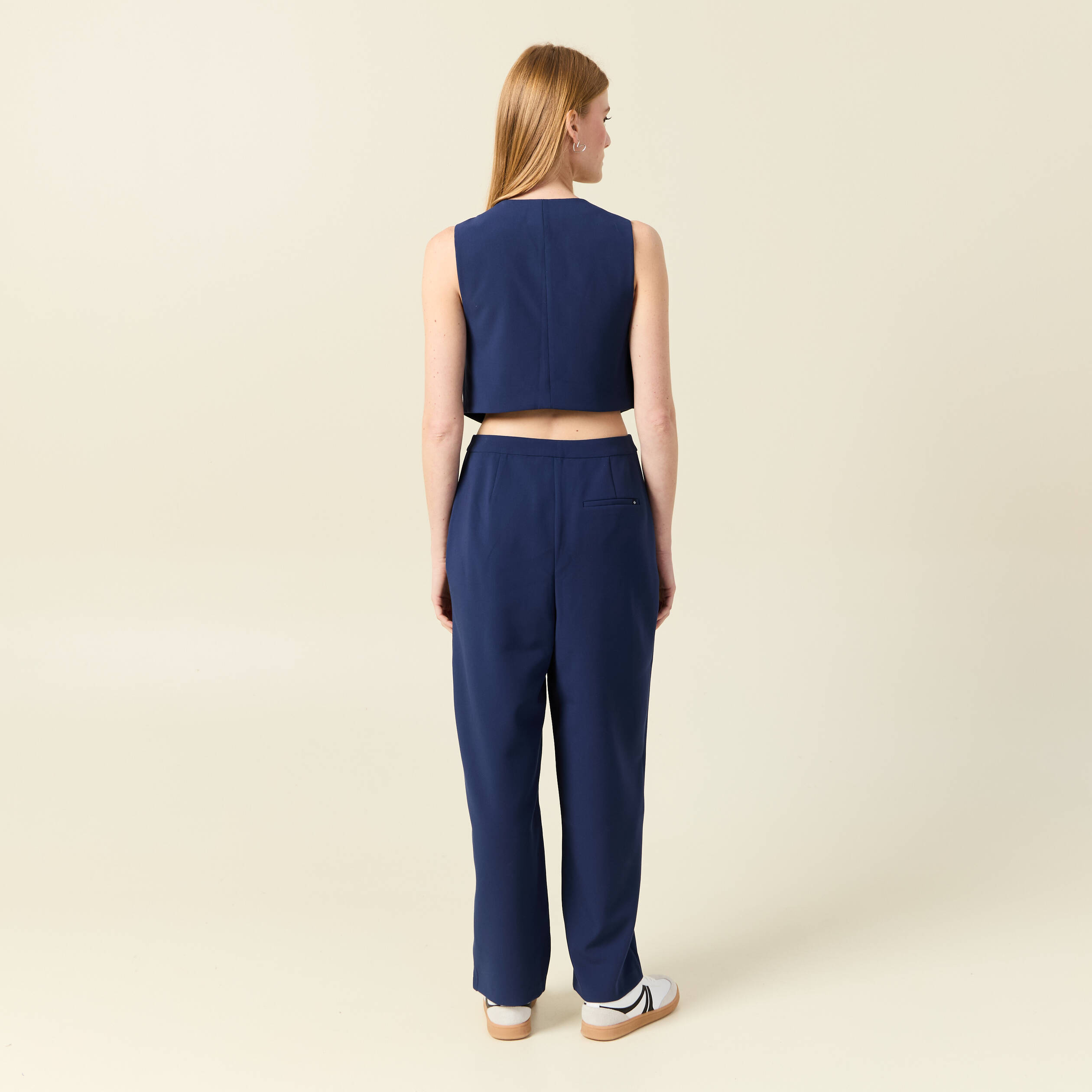 Combinaison éco-responsable bleu marine femme