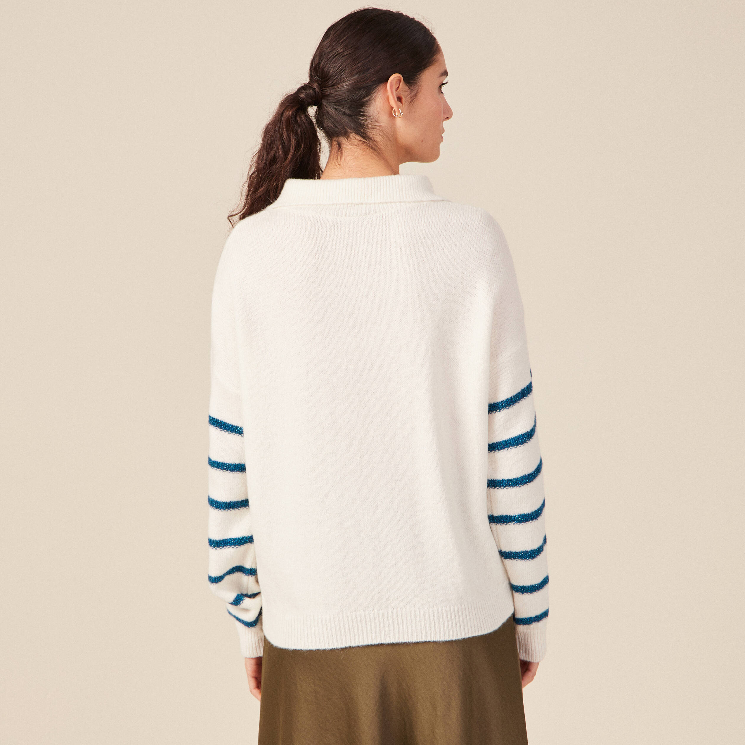 pull camionneur ecru femme Pull camionneur ecru femme