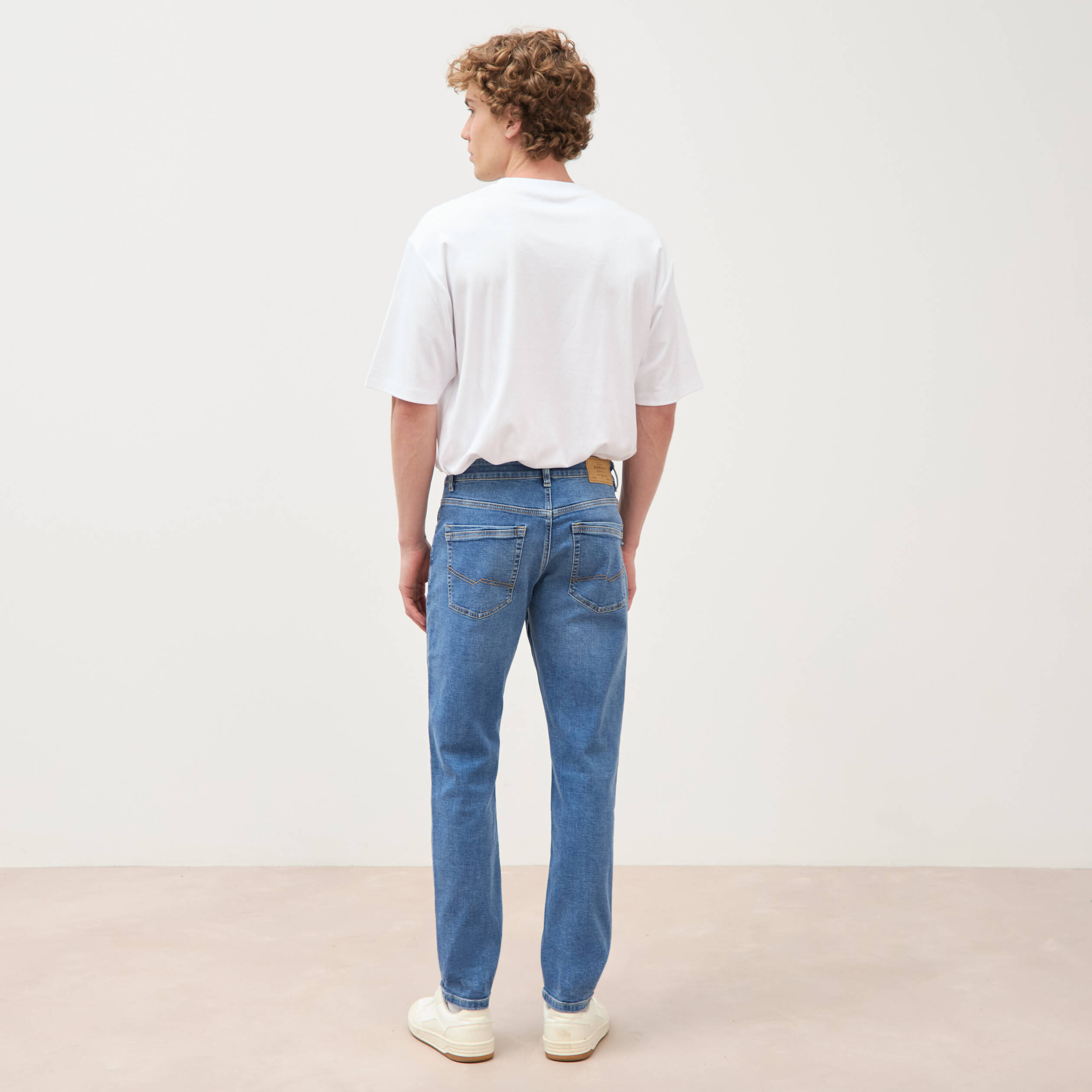 Jeans slim denim stone homme