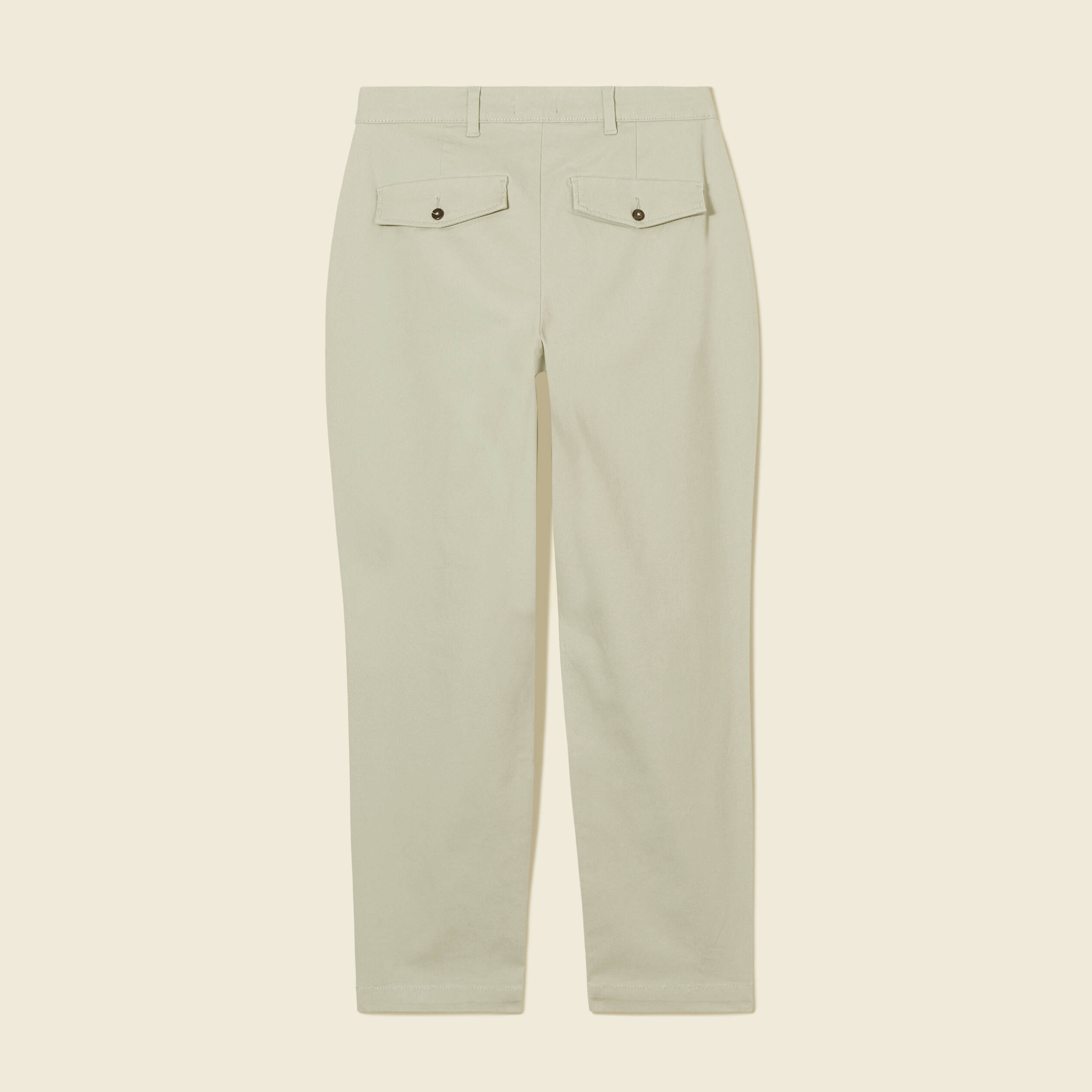 pantalon chino fluide vert olive femme Pantalon chino fluide vert olive femme