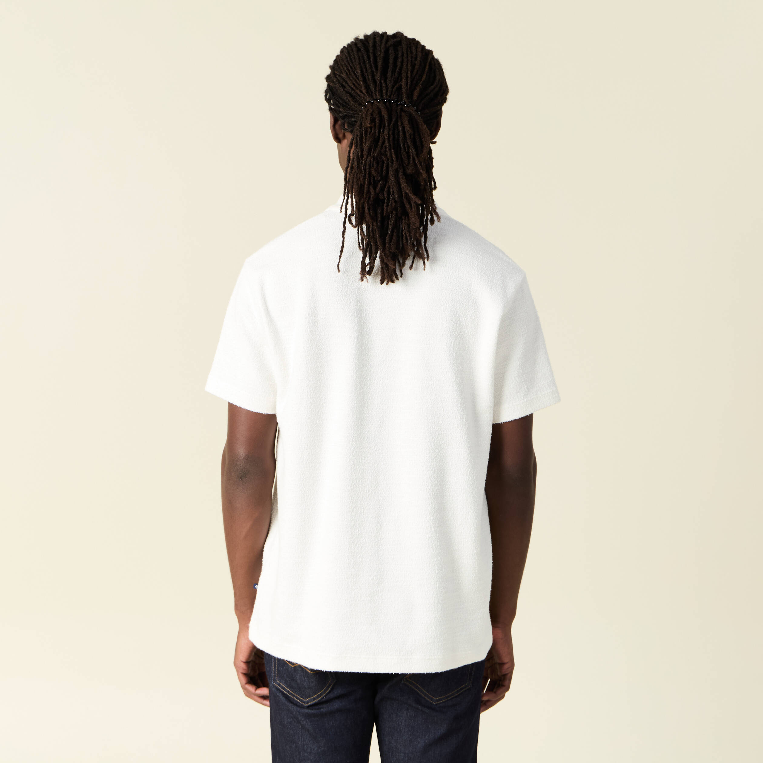 polo manches courtes ecru homme Polo manches courtes ecru homme