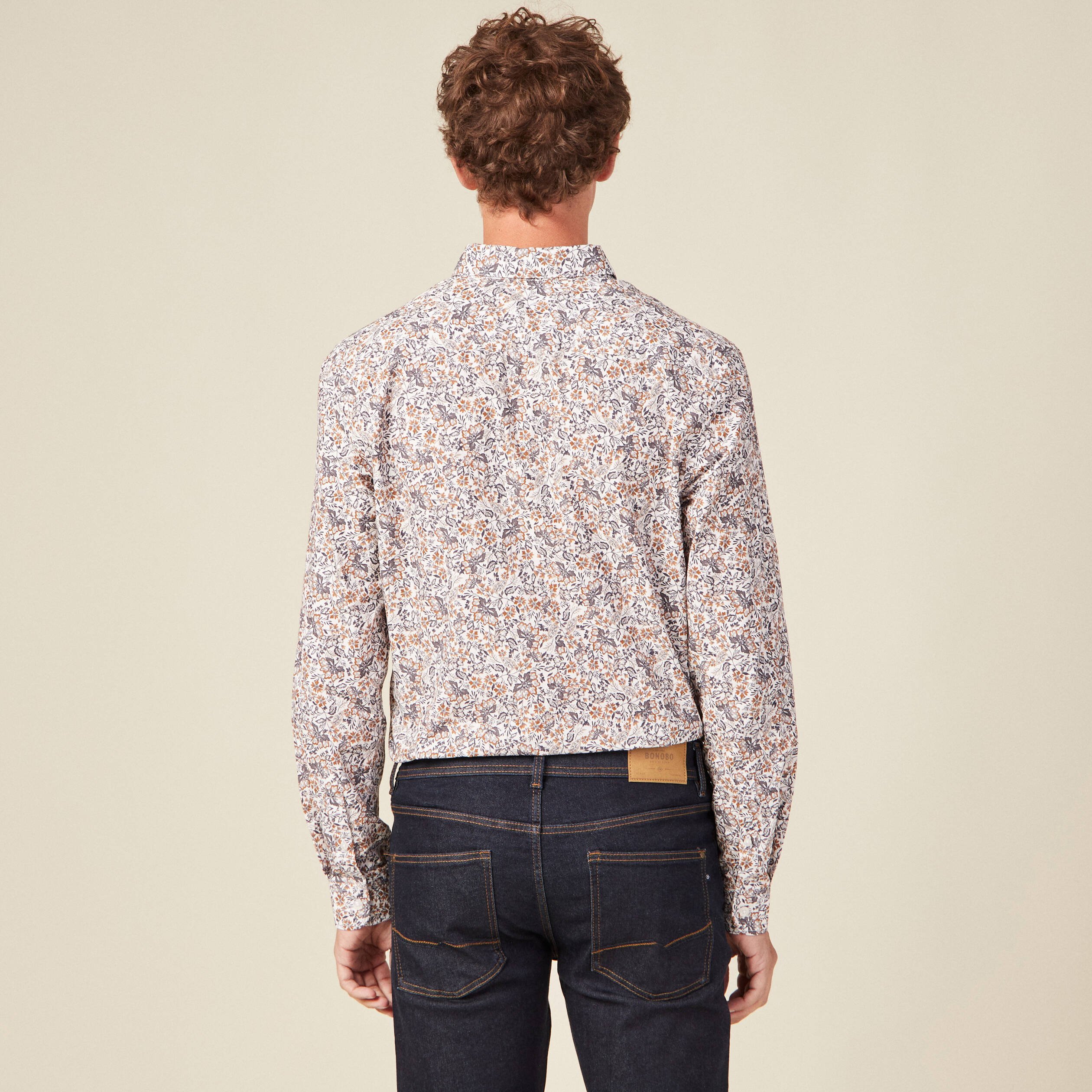 chemise manches longues blanc homme Chemise manches longues blanc homme