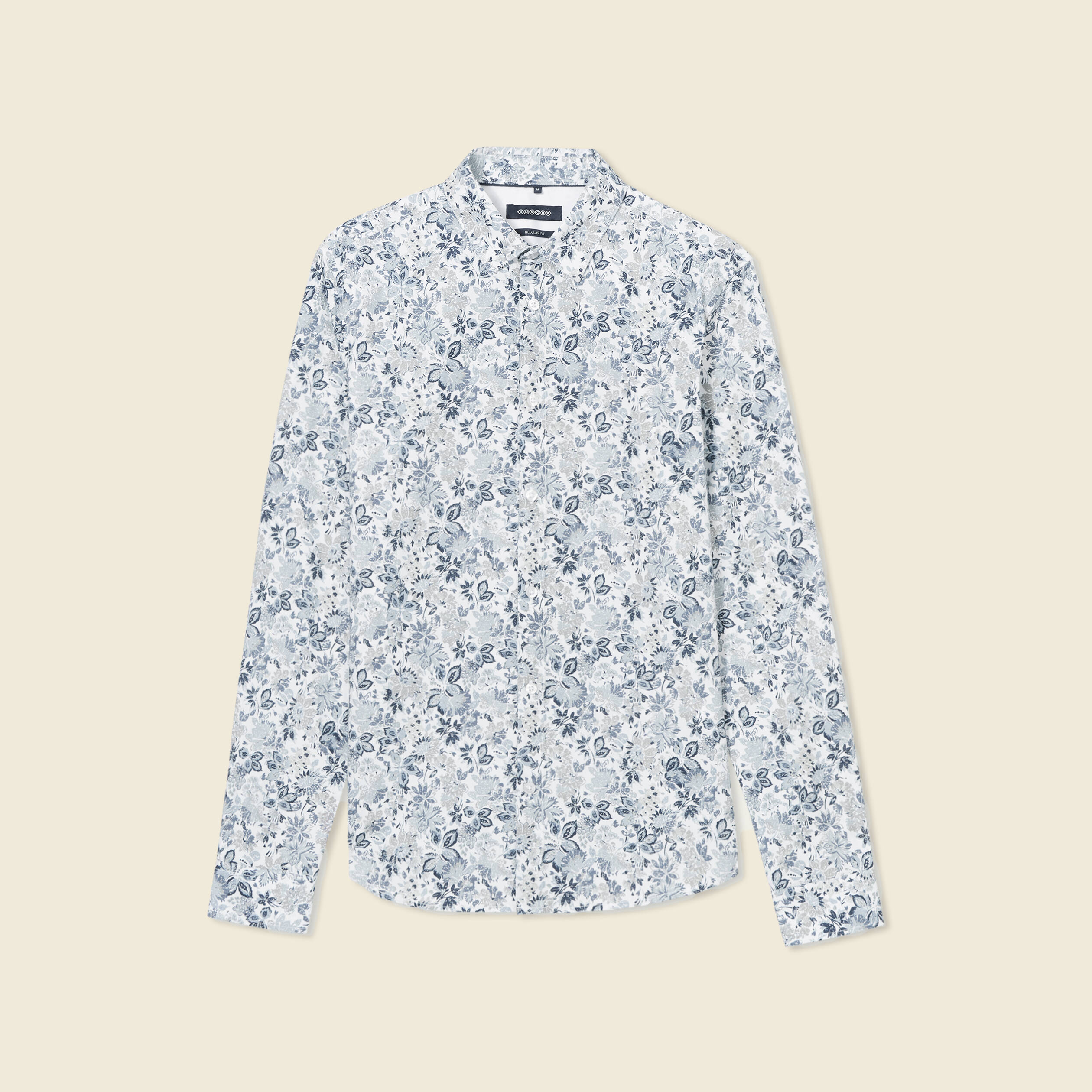 chemise a manches longues blanc homme Chemise à manches longues blanc homme