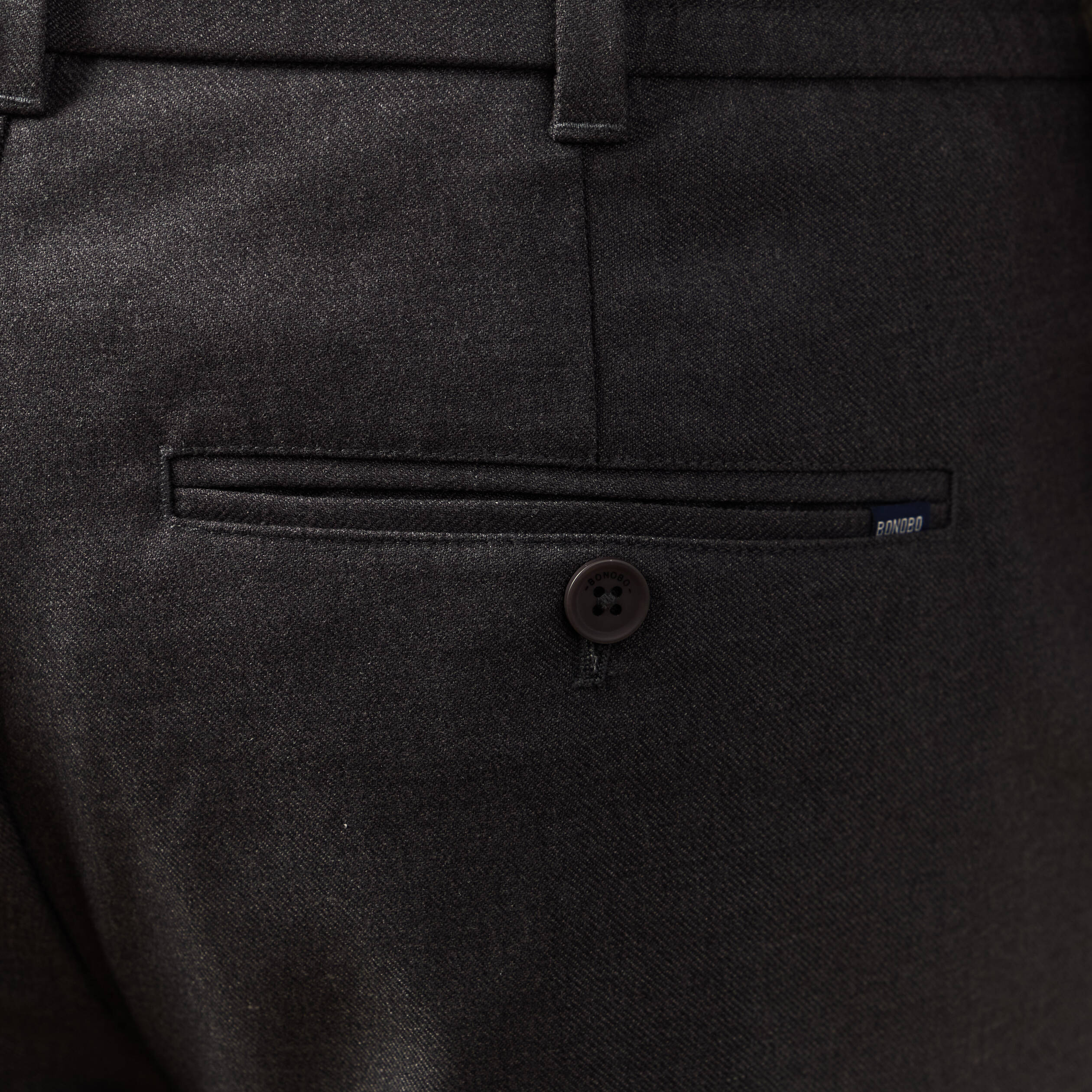 Pantalon gris fonc&eacute; homme