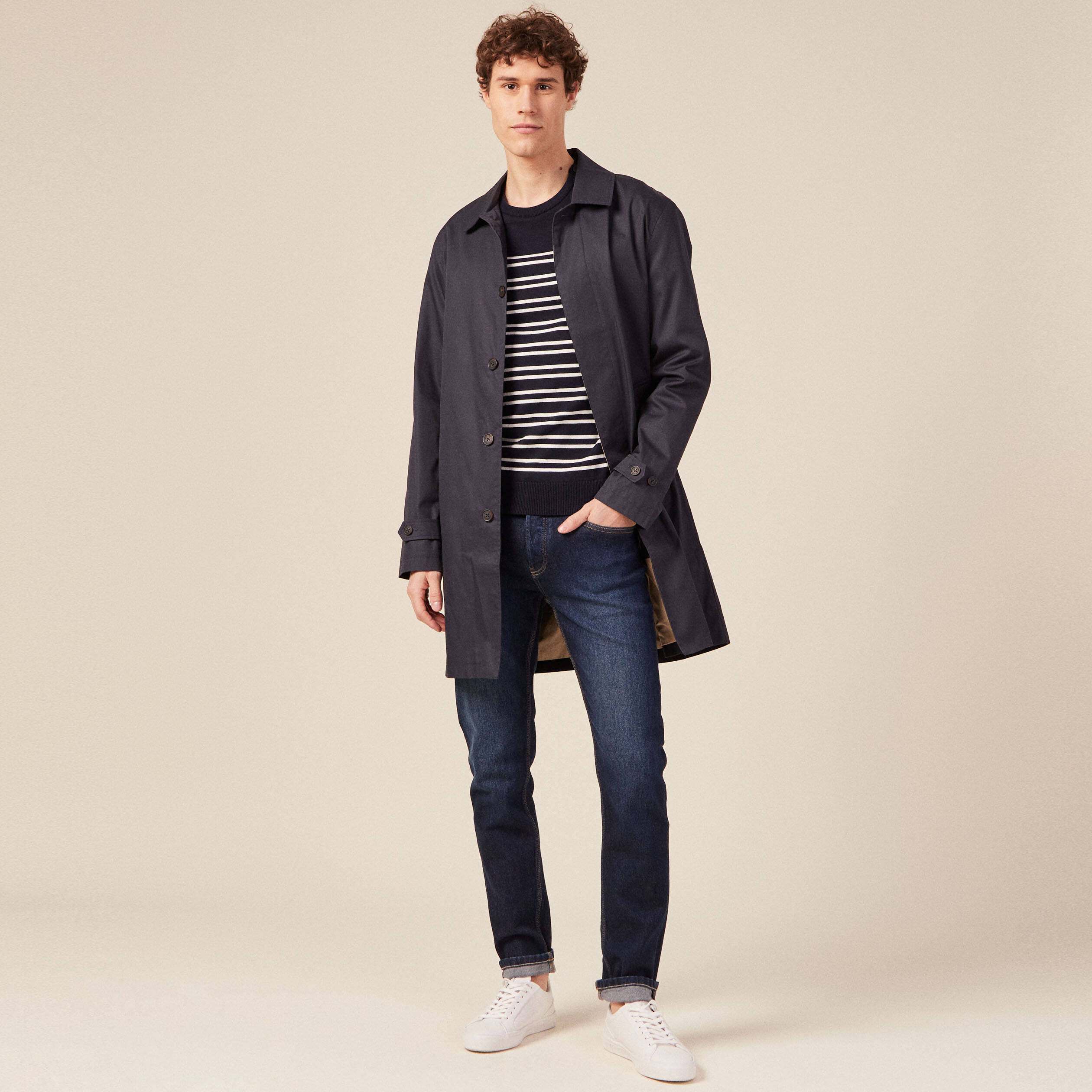 pull manches longues bleu marine homme Pull manches longues bleu marine homme