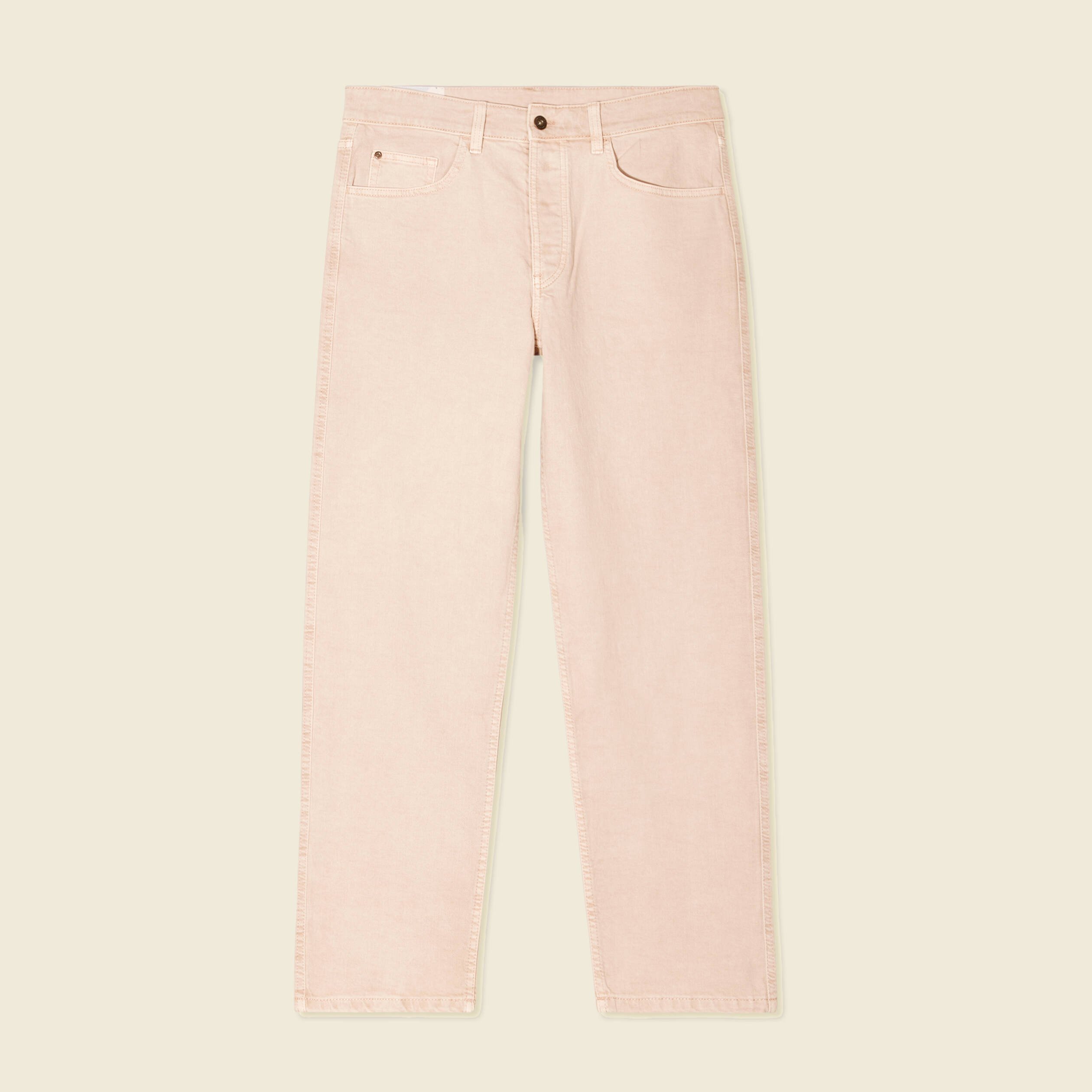jeans relax 5 poches rose homme Jeans relax 5 poches rose homme