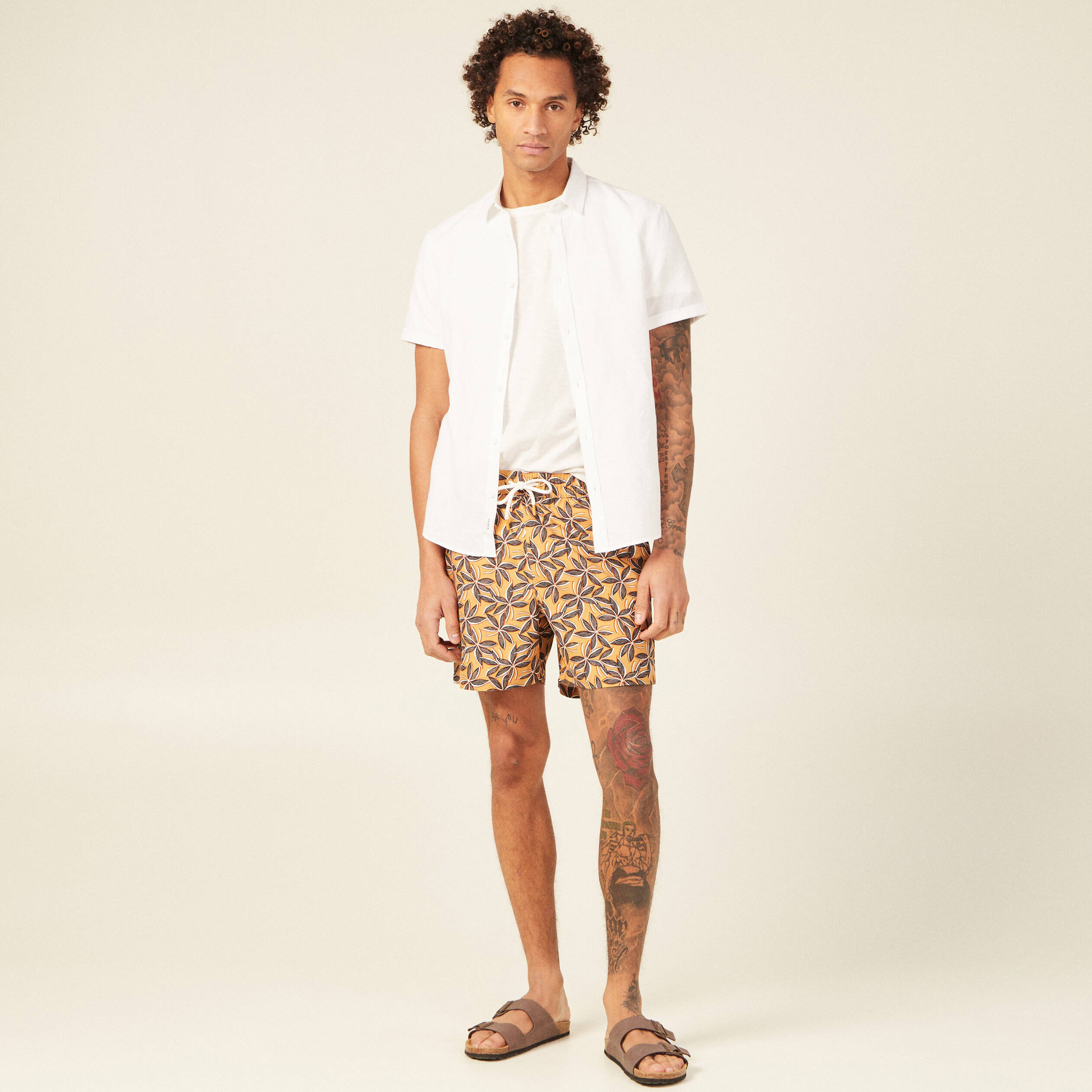 Short moutarde homme online