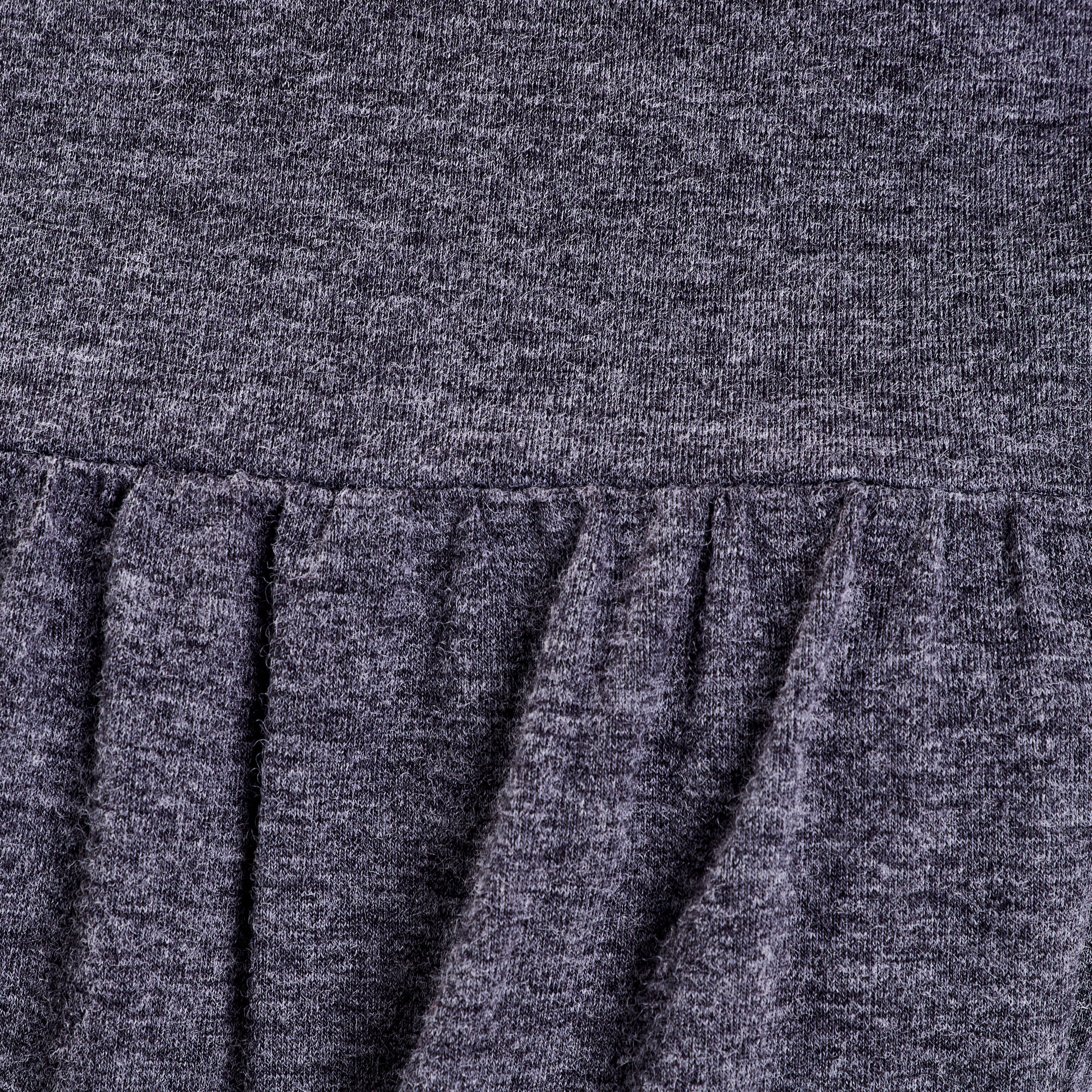 Robe droite ceintur&eacute;e gris fonc&eacute; femme