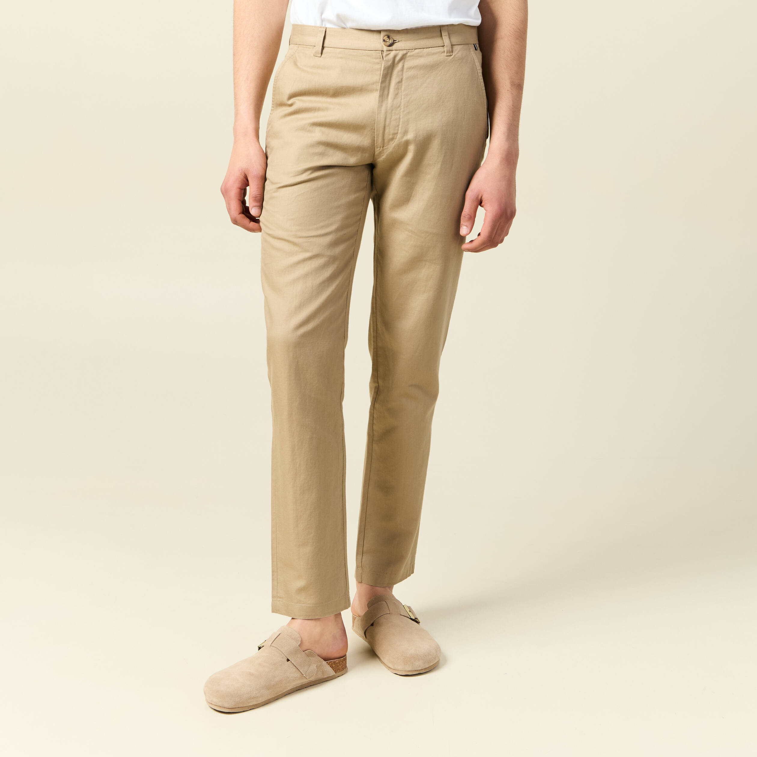 pantalon chino taupe homme Pantalon chino taupe homme