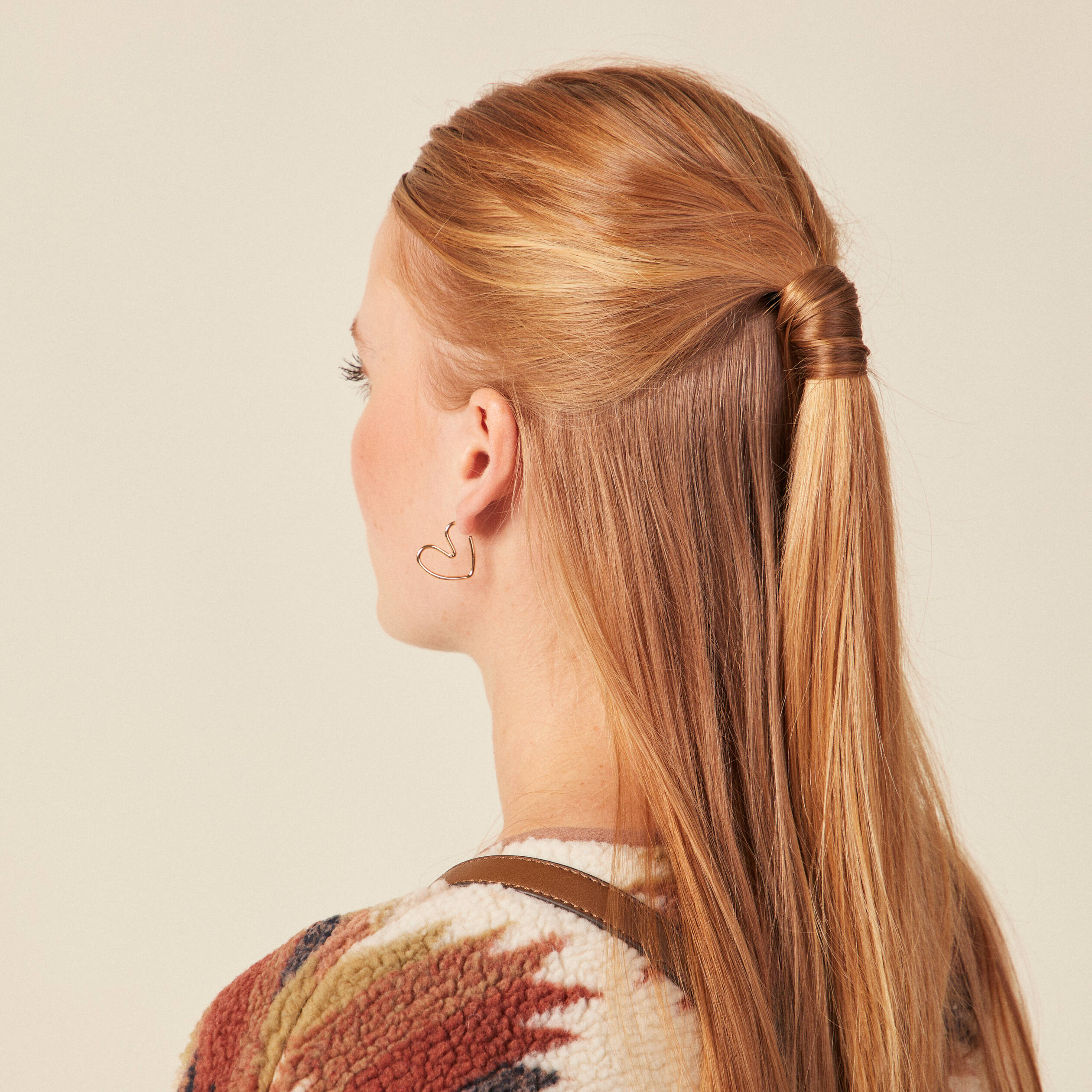 Boucles d'oreilles créoles couleur or femme