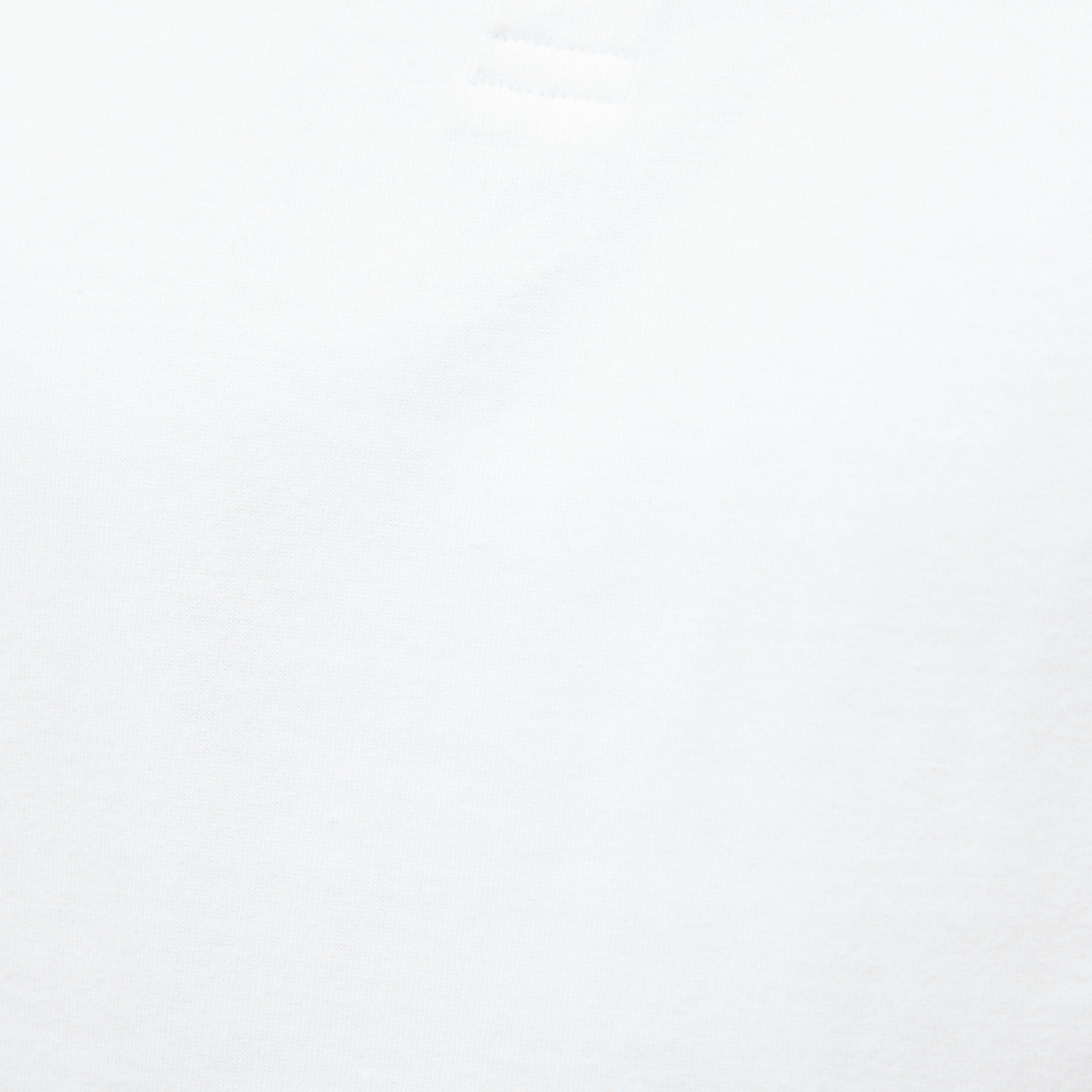 T-shirt col mao manches courtes en coton blanc homme
