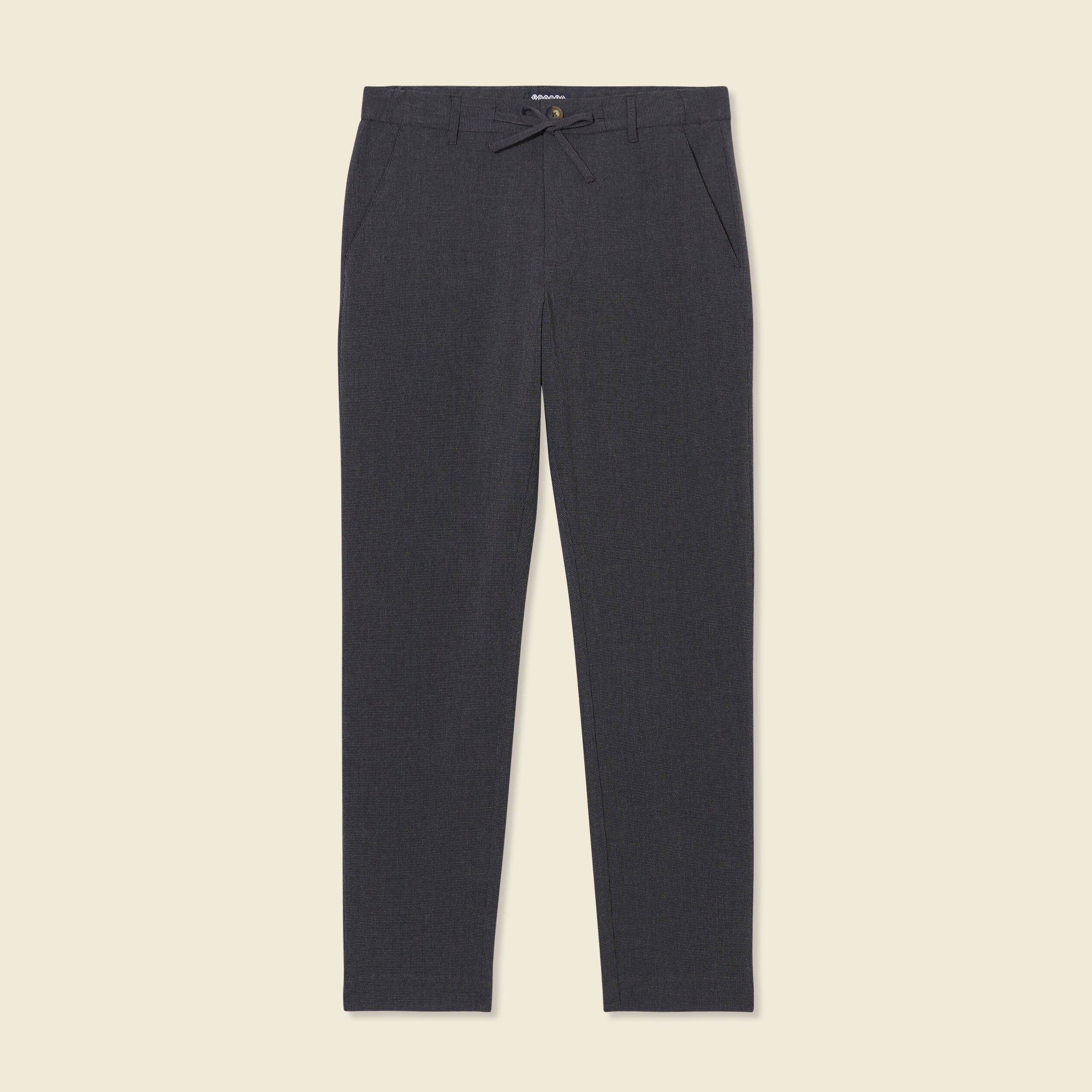 Pantalon chino jogger gris fonce homme Vibs