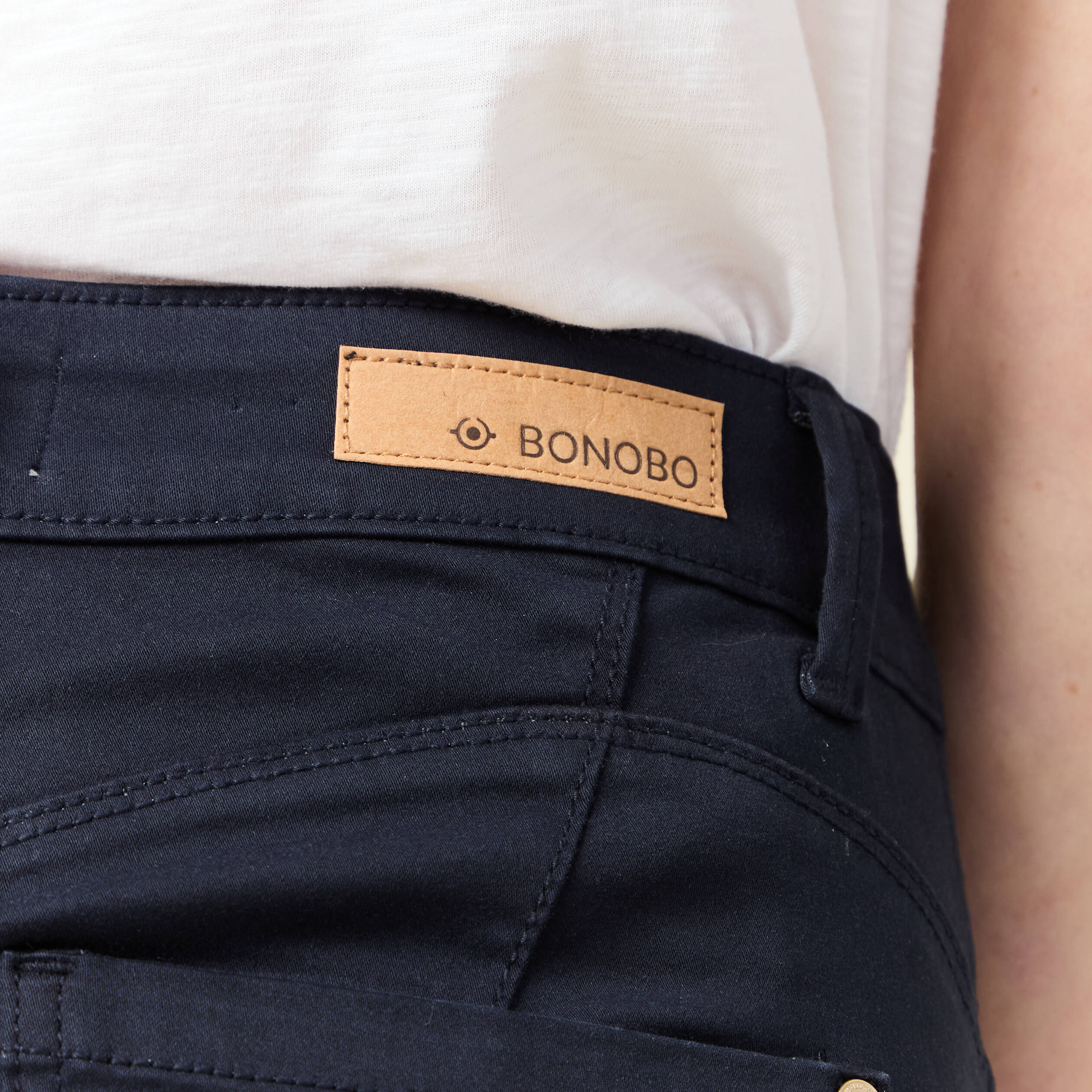 pantalon audrey skinny push up bleu marine femme Pantalon Audrey - skinny push up bleu marine femme
