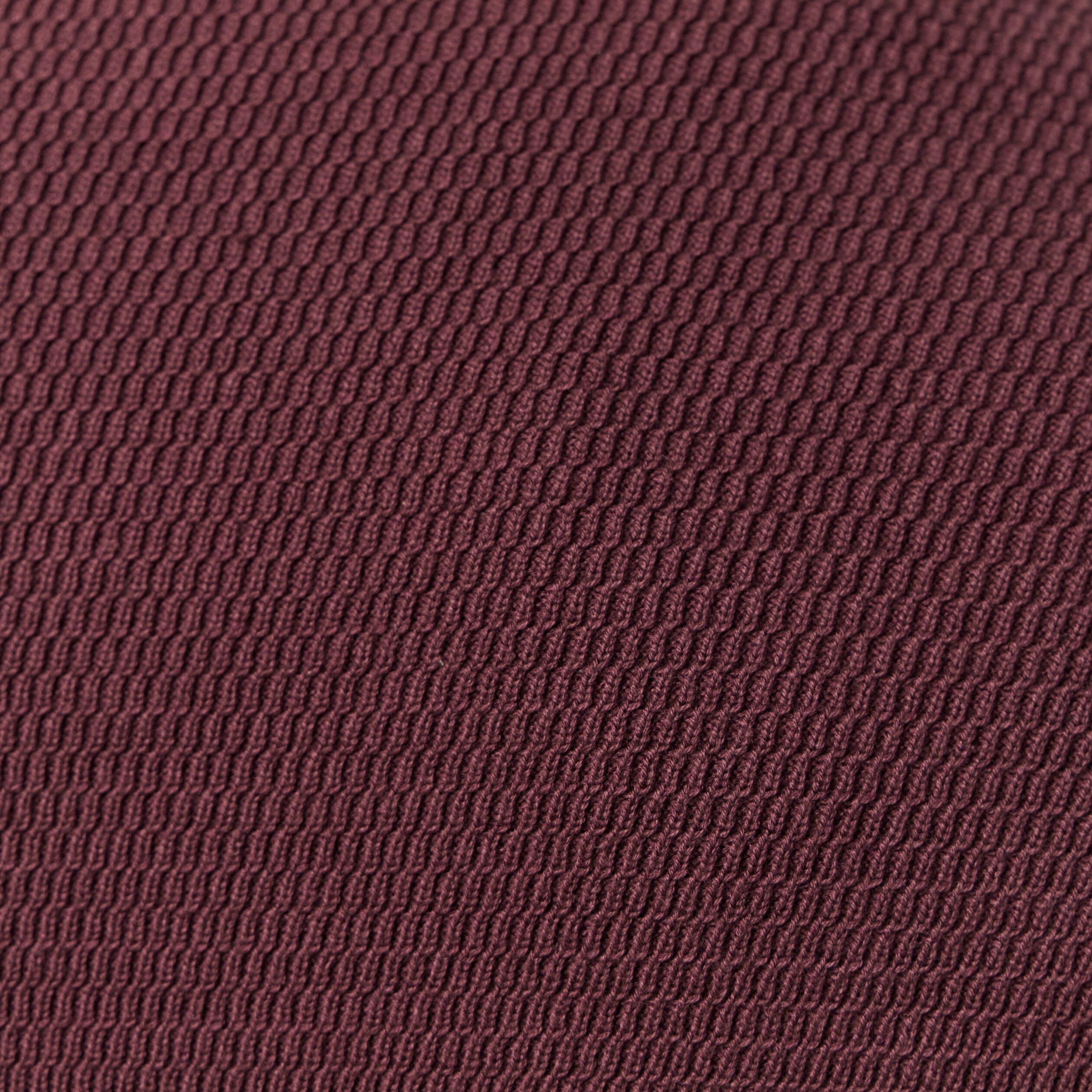 Pull droit manches longues bordeaux homme