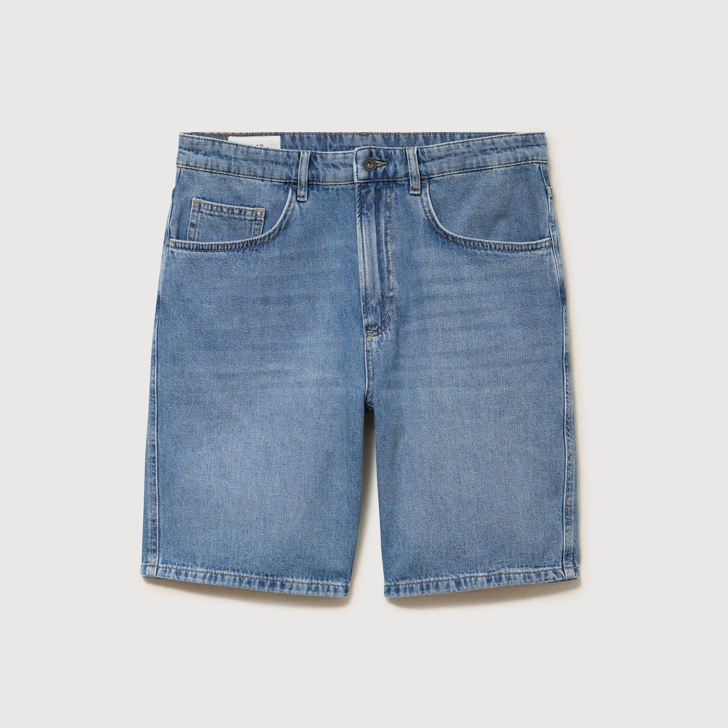 Bermuda en jeans denim stone homme
