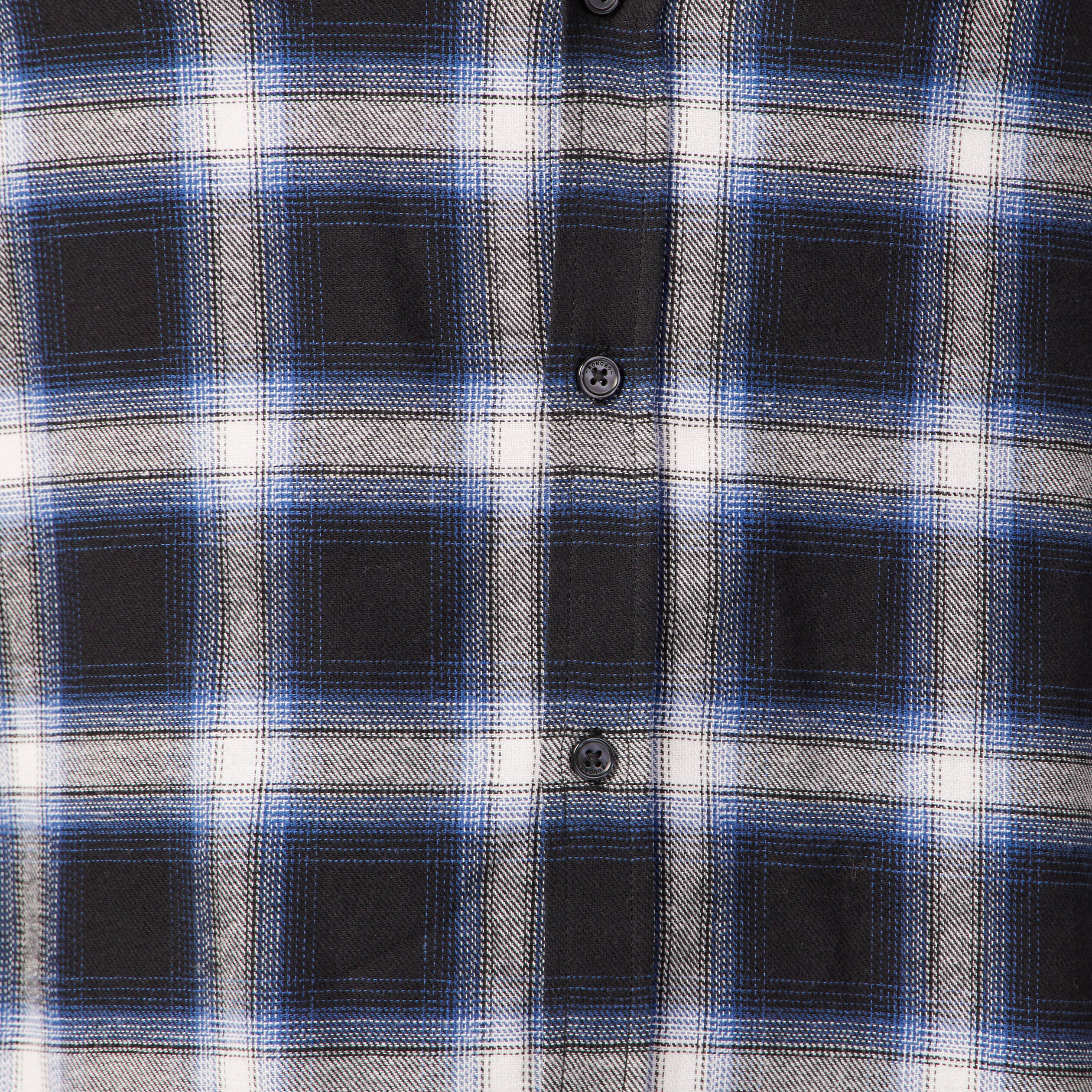 Chemise manches longues bleu electrique homme