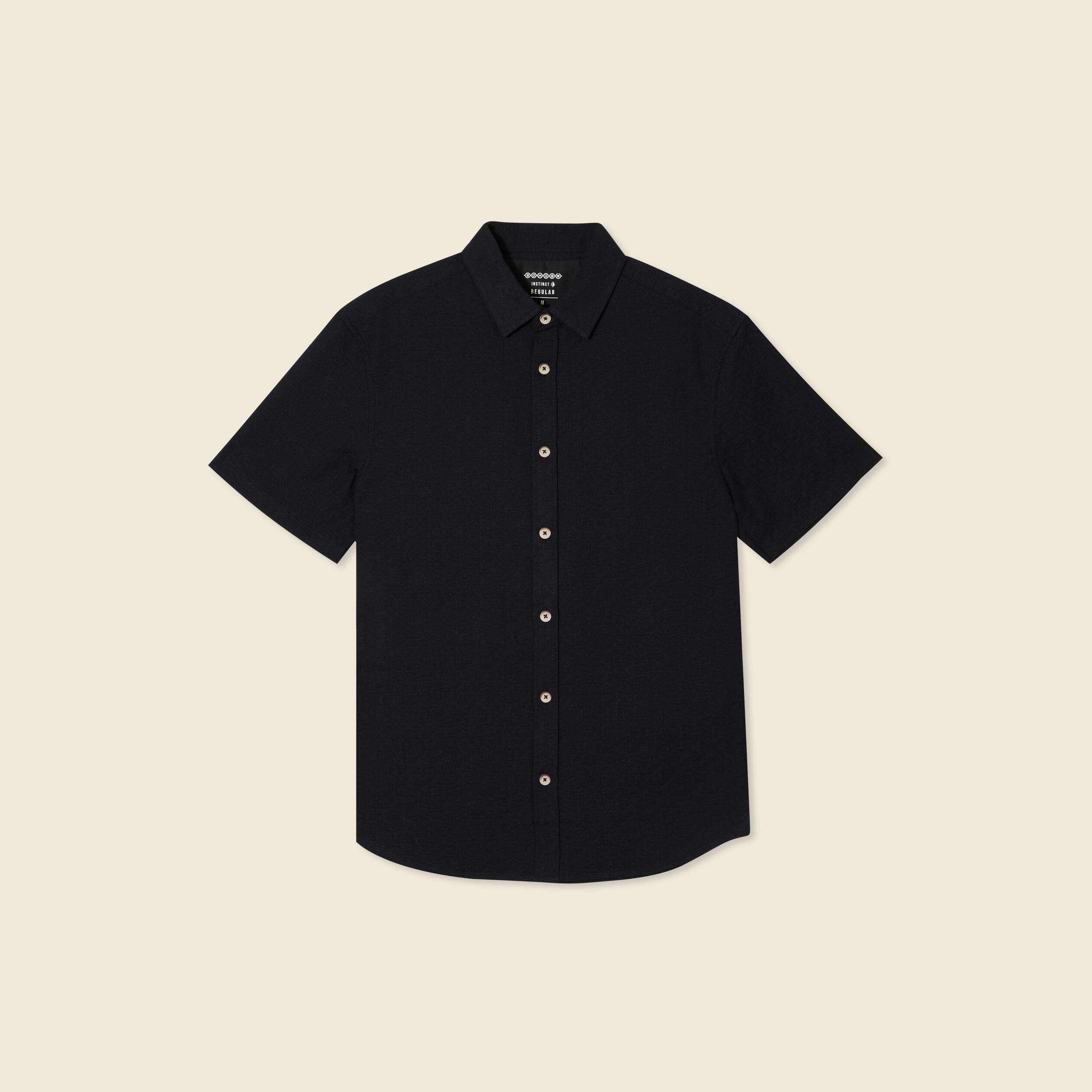 chemise manches courtes noir homme Chemise manches courtes noir homme